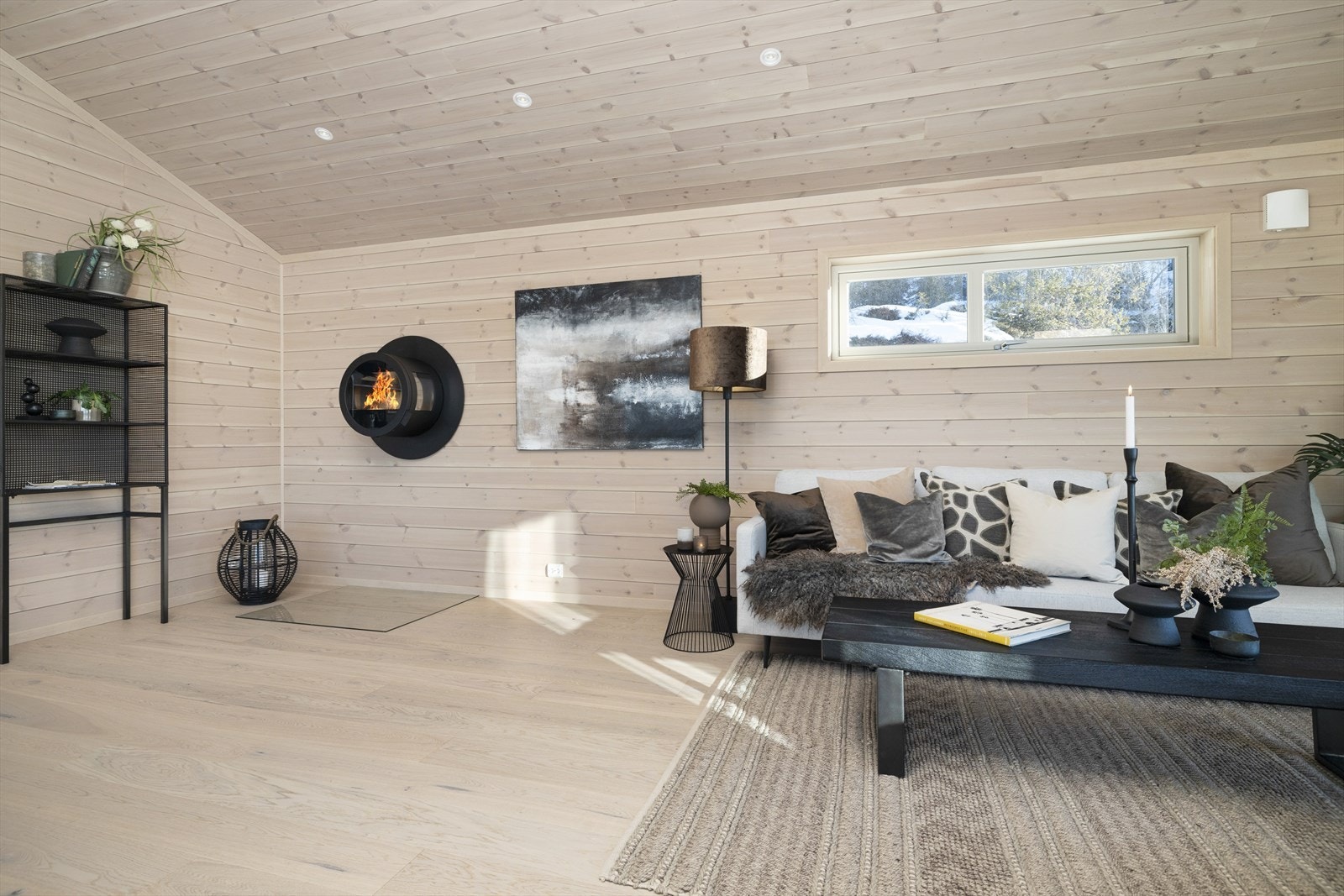 Det er god plass til møblering og ulike soner. Galleribilde