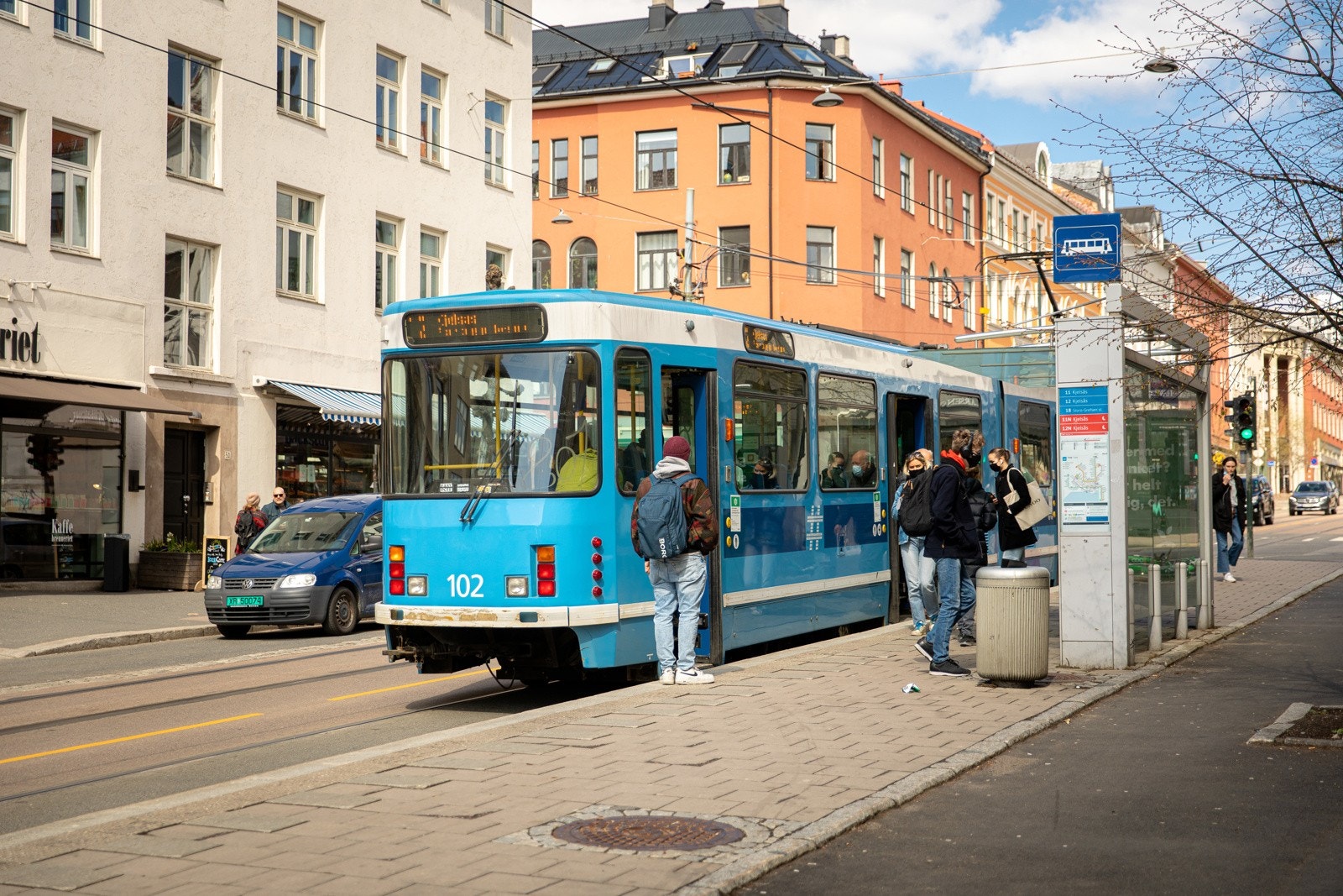 Kort vei til kollektivtransport. Galleribilde
