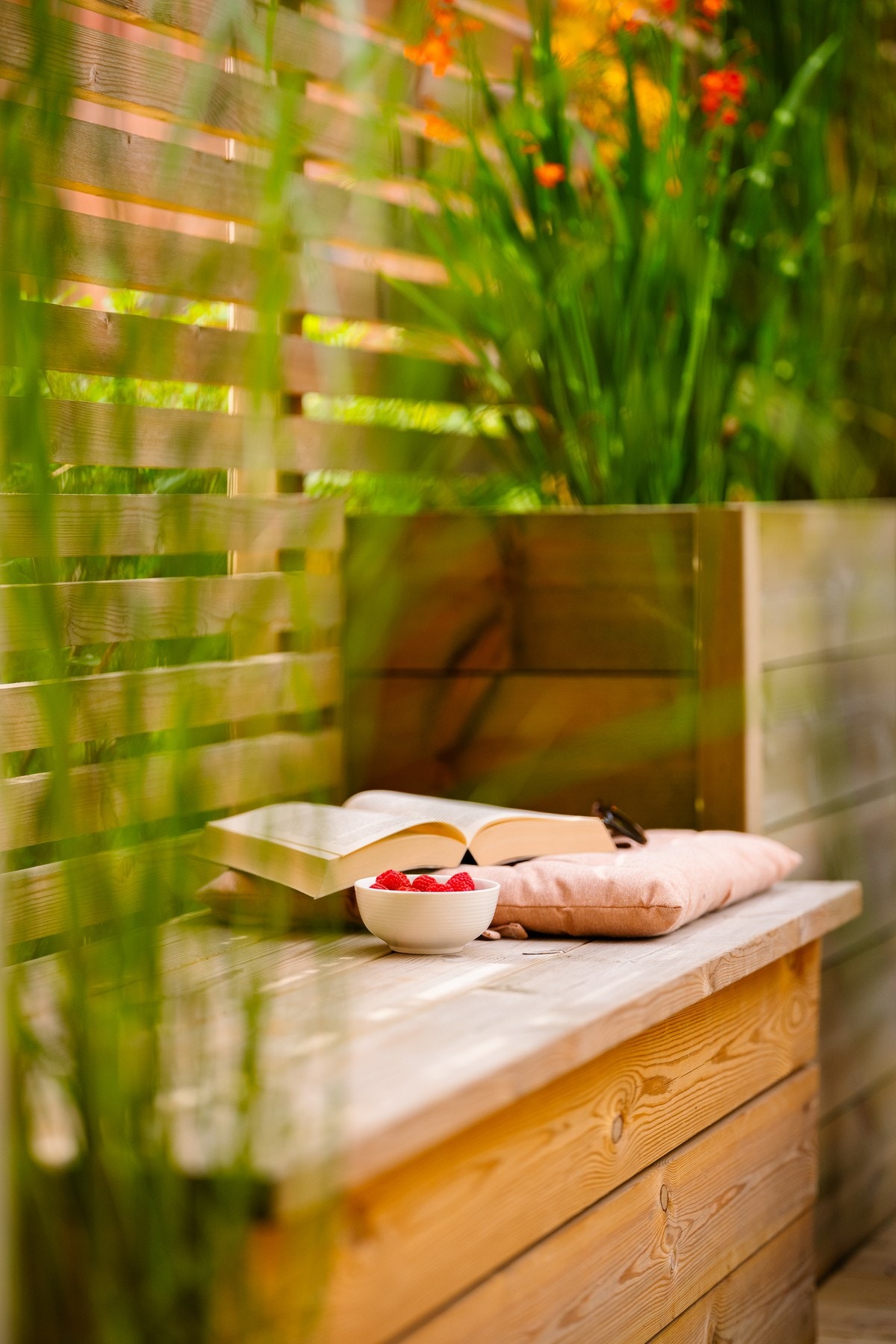 Her kan man slappe av med en god bok i solen! Galleribilde