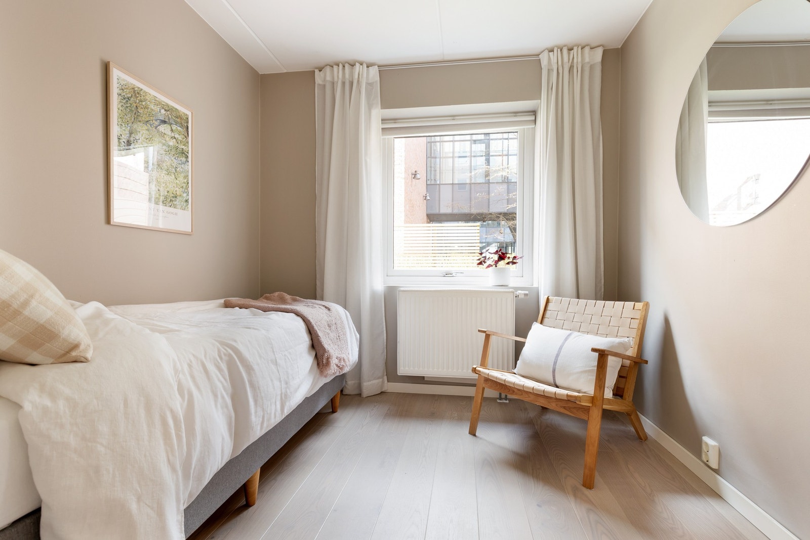 Det andre soverommet passer perfekt som barnerom eller gjesterom. Galleribilde