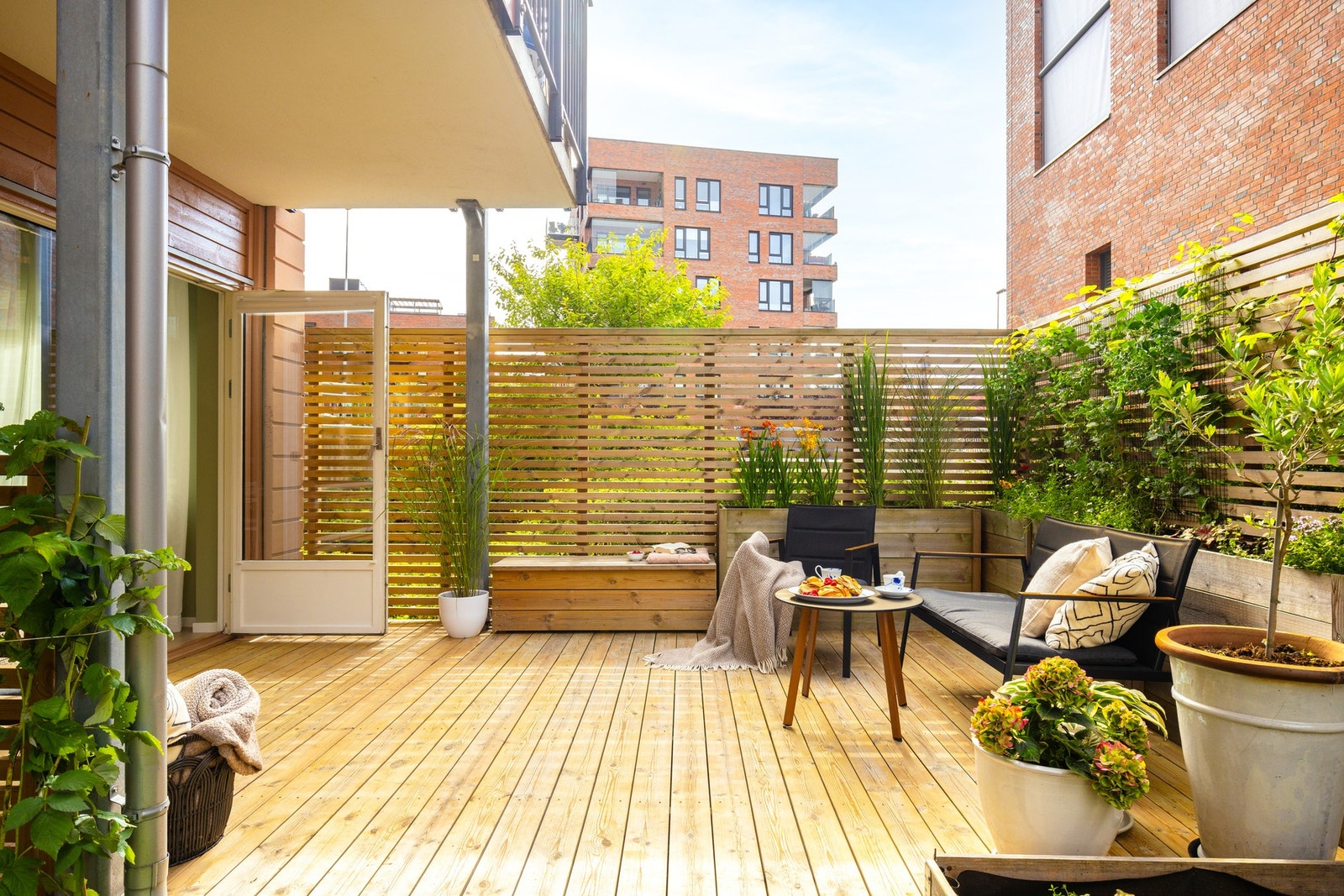 Her får man glede av denne flotte uteplassen! Galleribilde