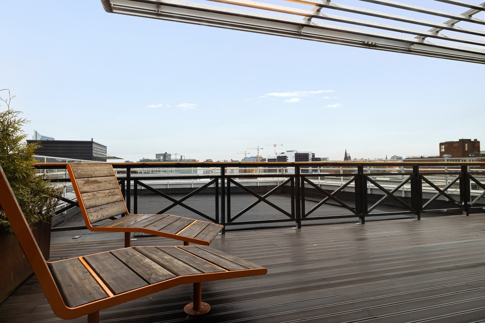 Felles takterrasse med gode solforhold og nydelig utsikt Galleribilde