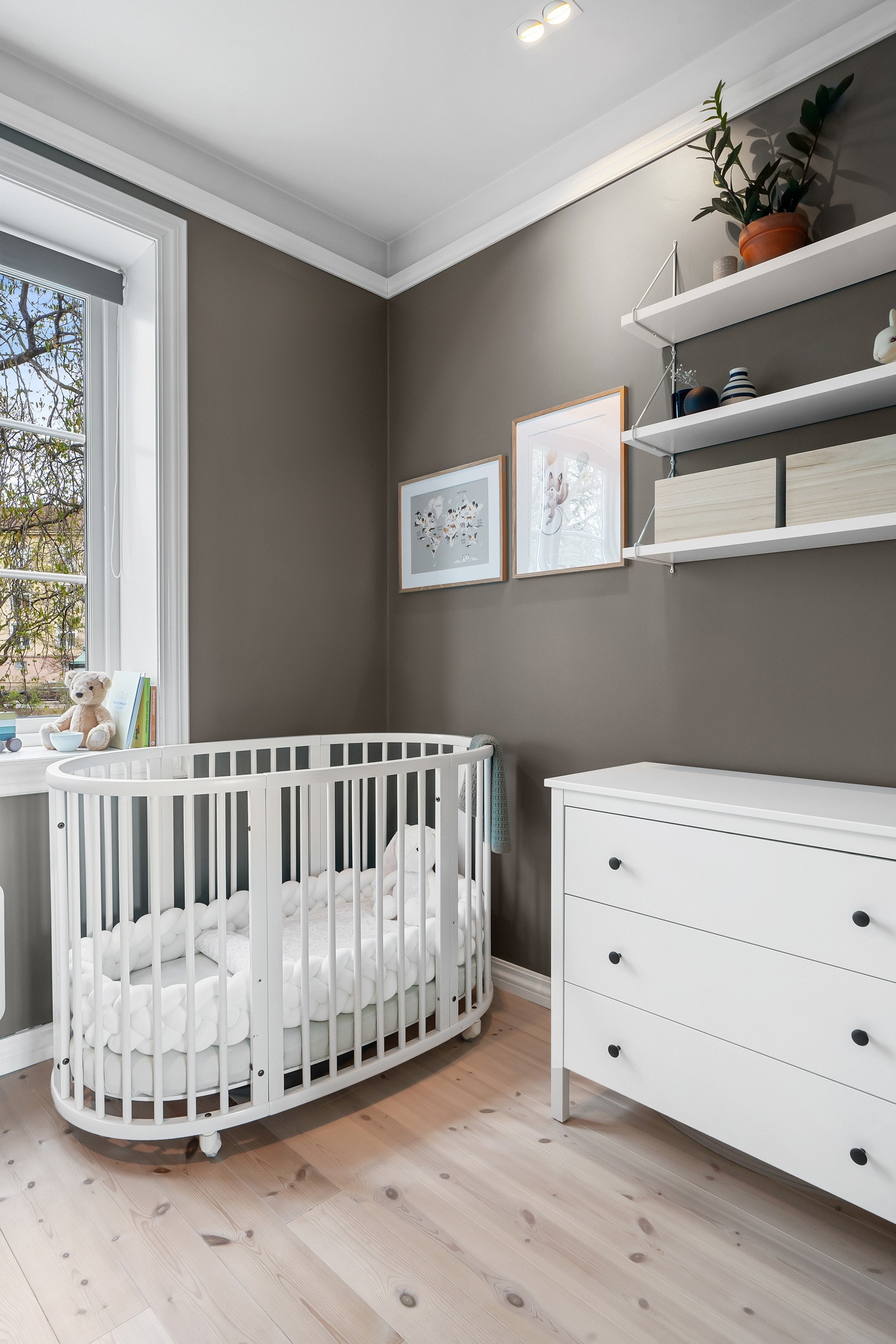 Et lunt fargevalg bidrar til den gode romfølelsen Galleribilde