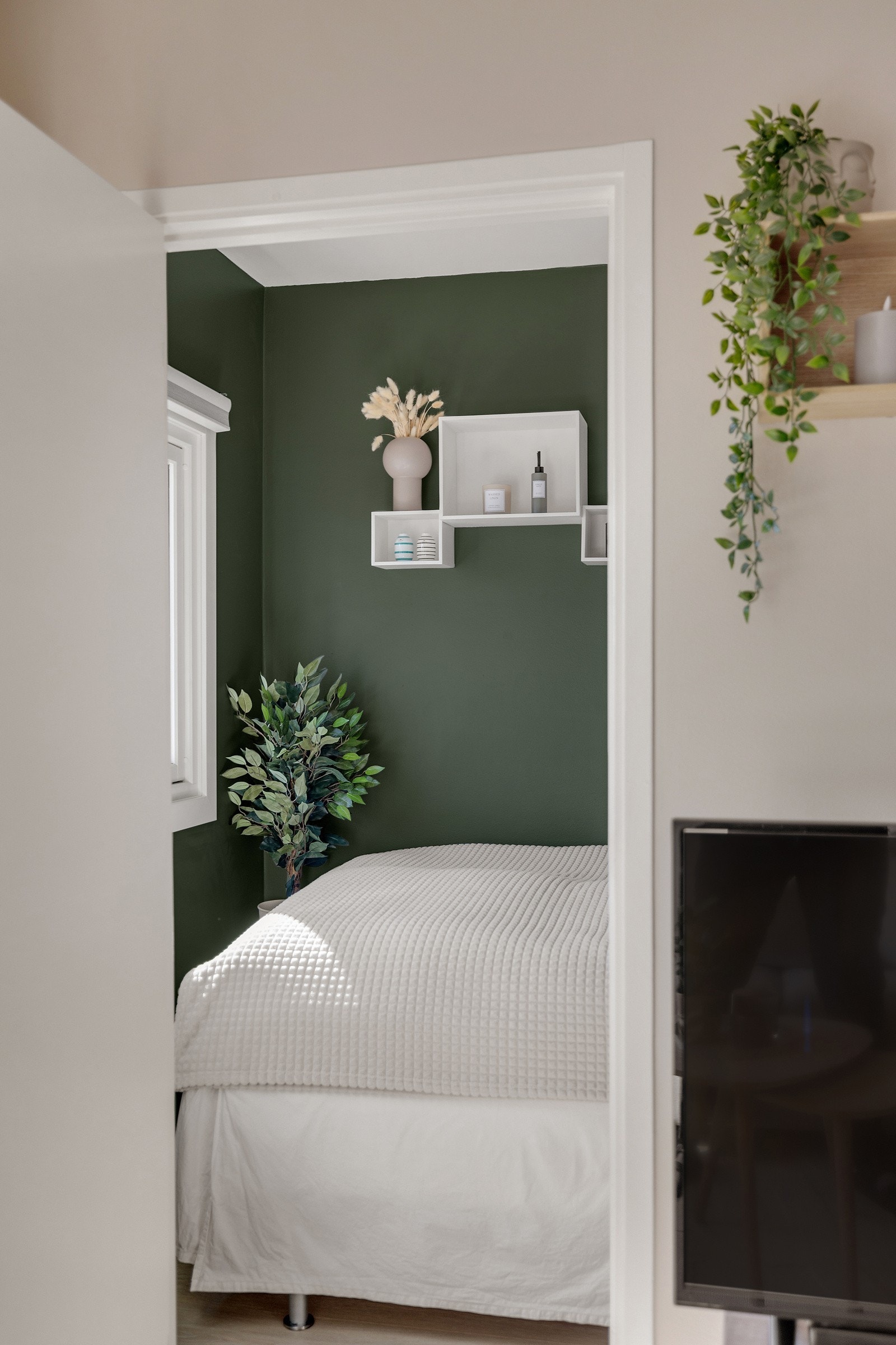 Soverommet ligger i tilknytning til stuen. Galleribilde