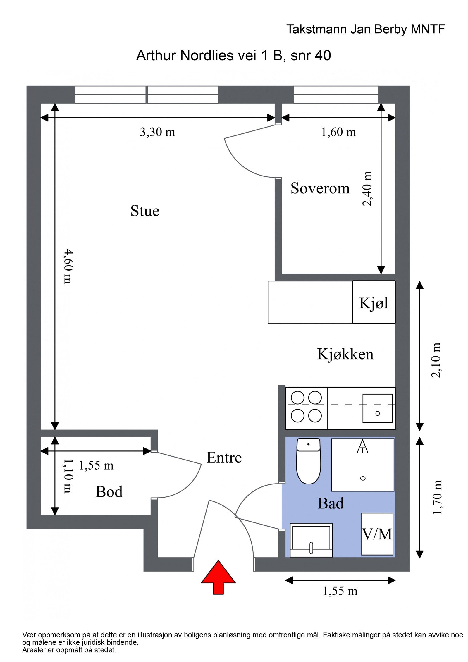 Et godt utnyttet hjem med alt du trenger. Galleribilde