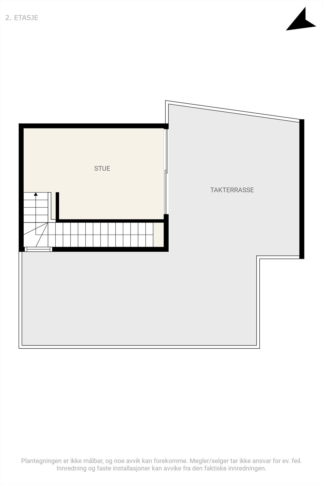 Plantegning 2. etasje Galleribilde