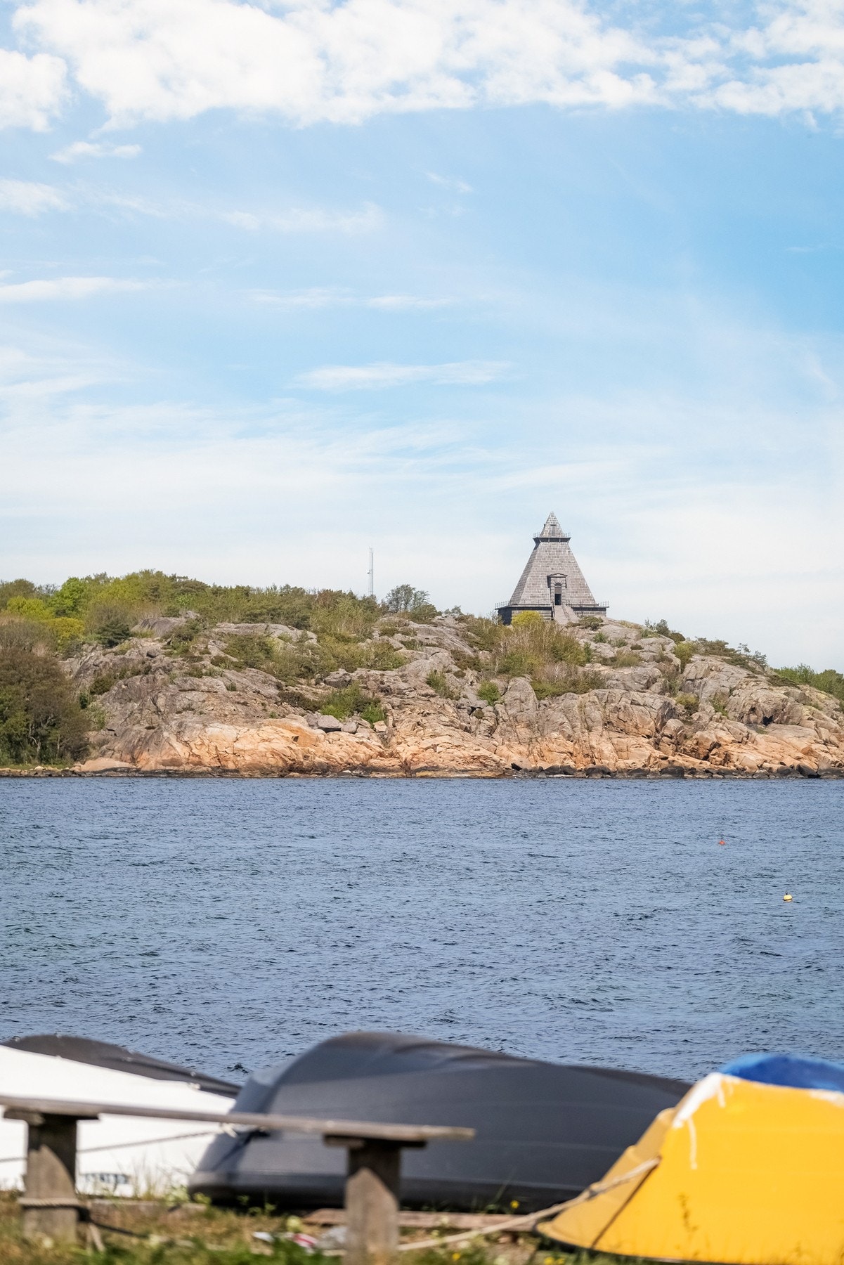 Utsikt mot minnehallen Galleribilde