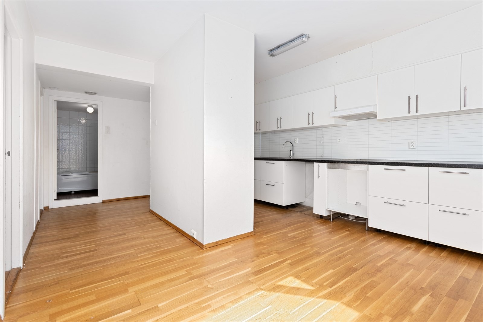 Her har du god plass til spisebord. Galleribilde