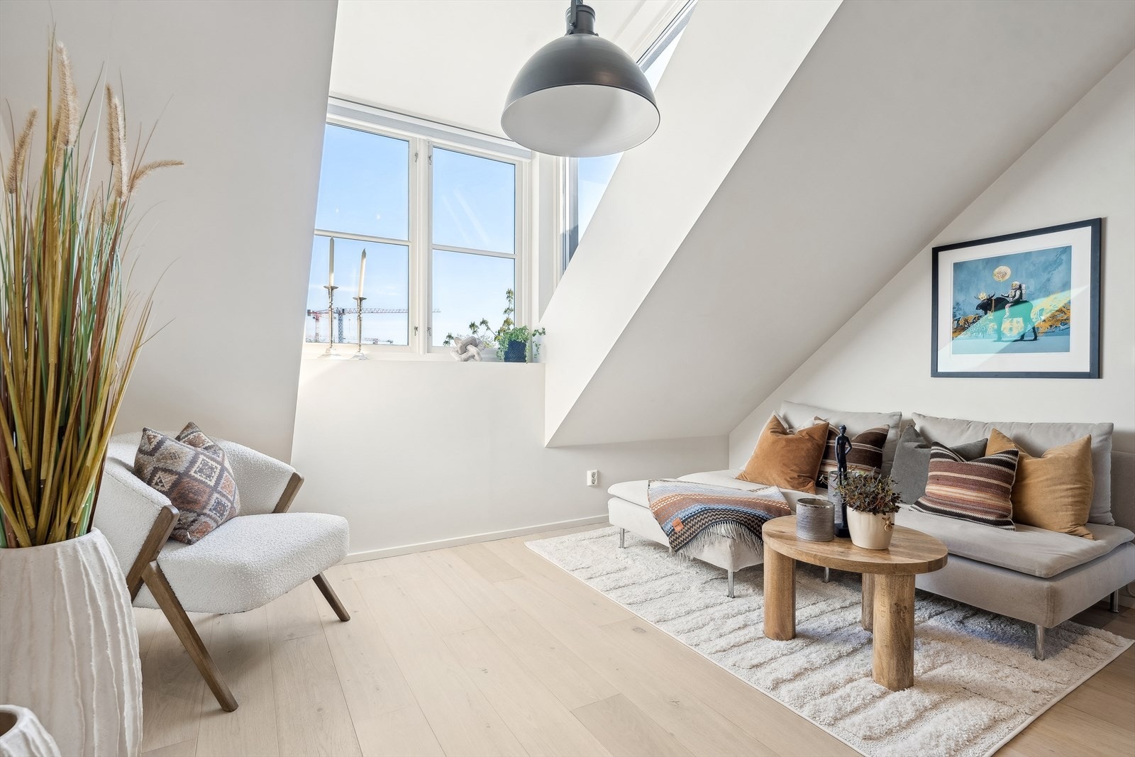 Flott 1-stavs parkett på gulv. Galleribilde