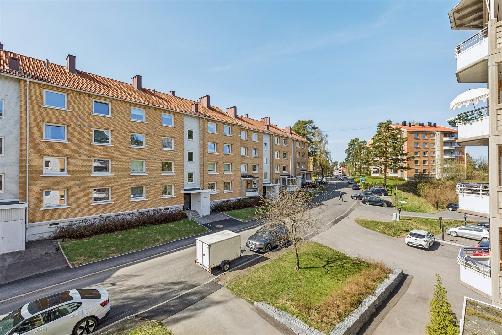 Utsyn fra balkongen. Galleribilde