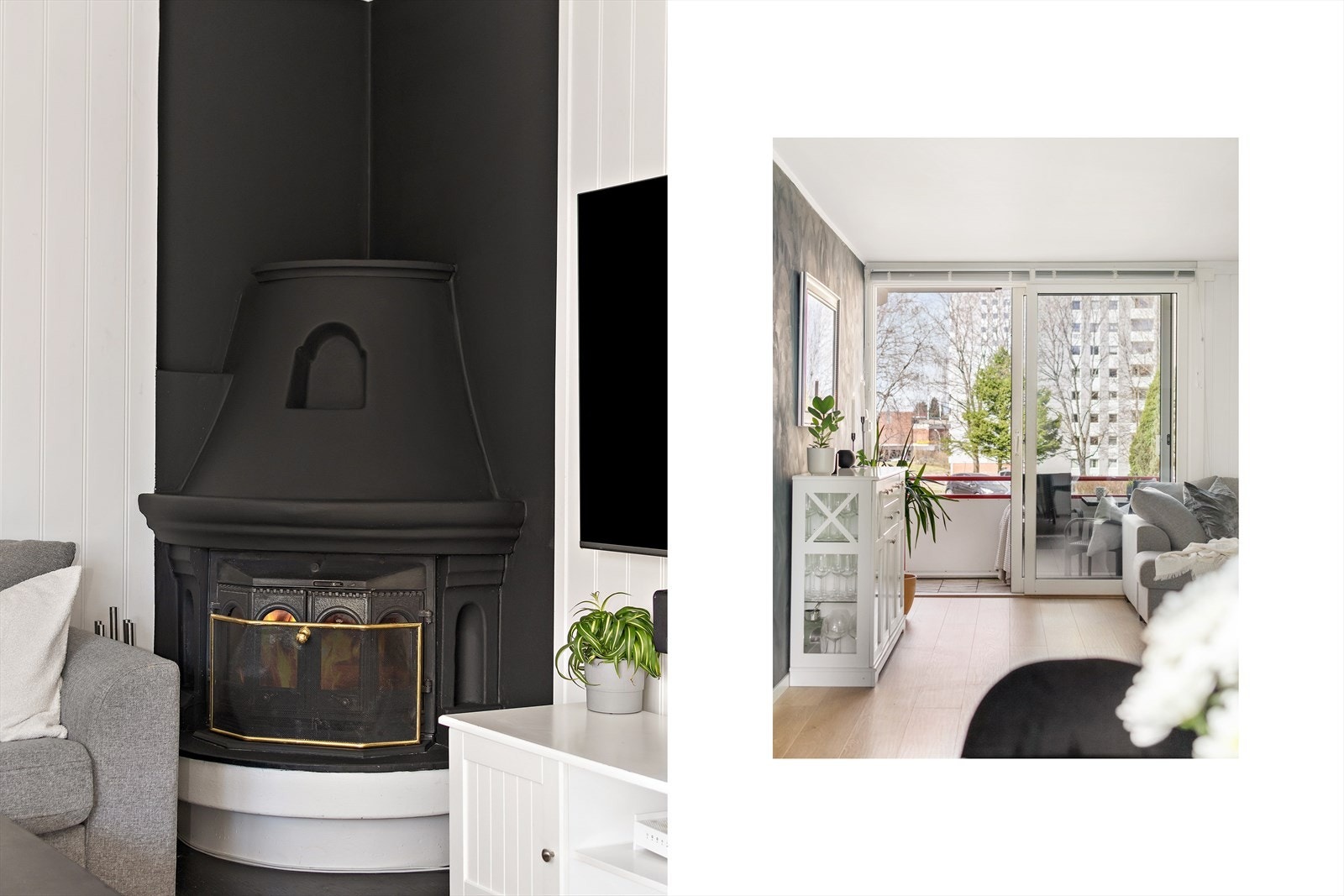 Lekker peis som varmer godt på kalde høst- og vinterdager. Galleribilde