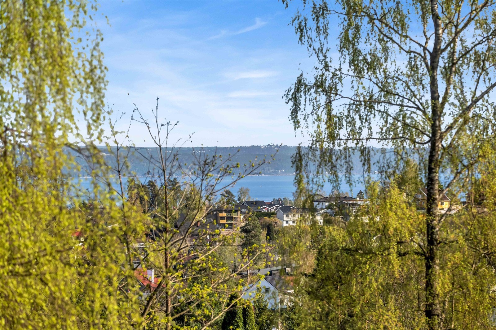 Utsikt mot Oslofjorden fra soverommene Galleribilde