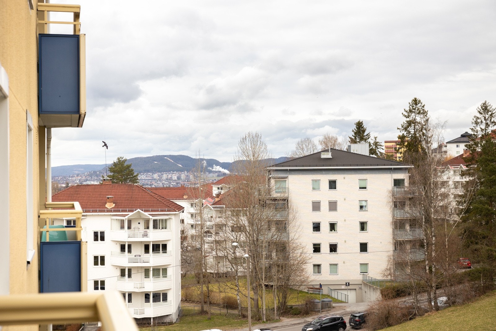 Utsikt fra balkongen. Galleribilde