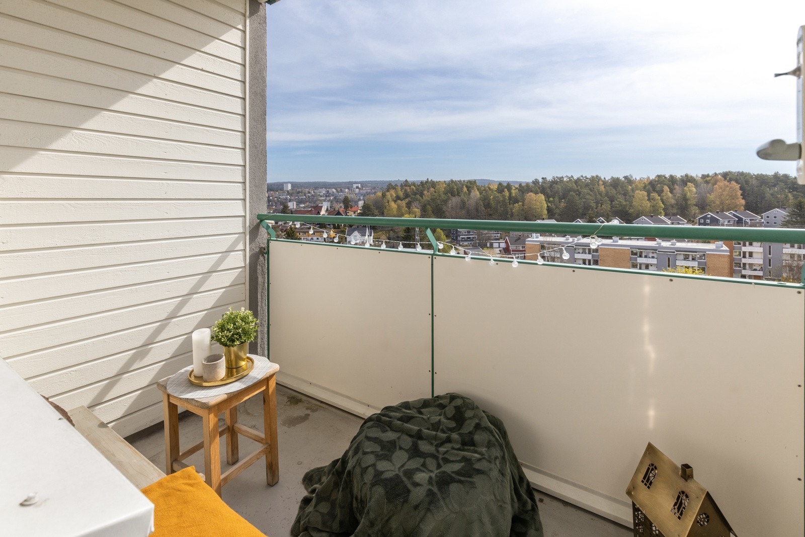 Balkong med utsikt Galleribilde