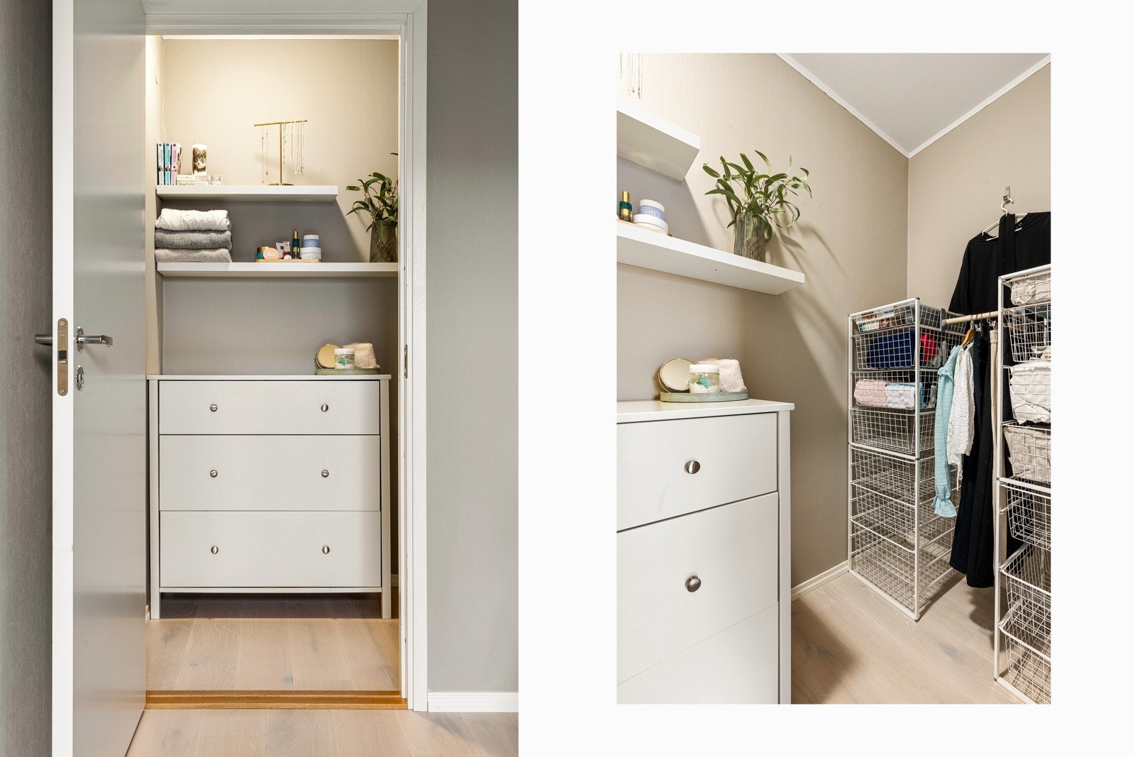 Innvendig bod med adkomst fra soverom, som alternativt kan innredes som garderoberom. Det medfølger også en sportsbod Galleribilde