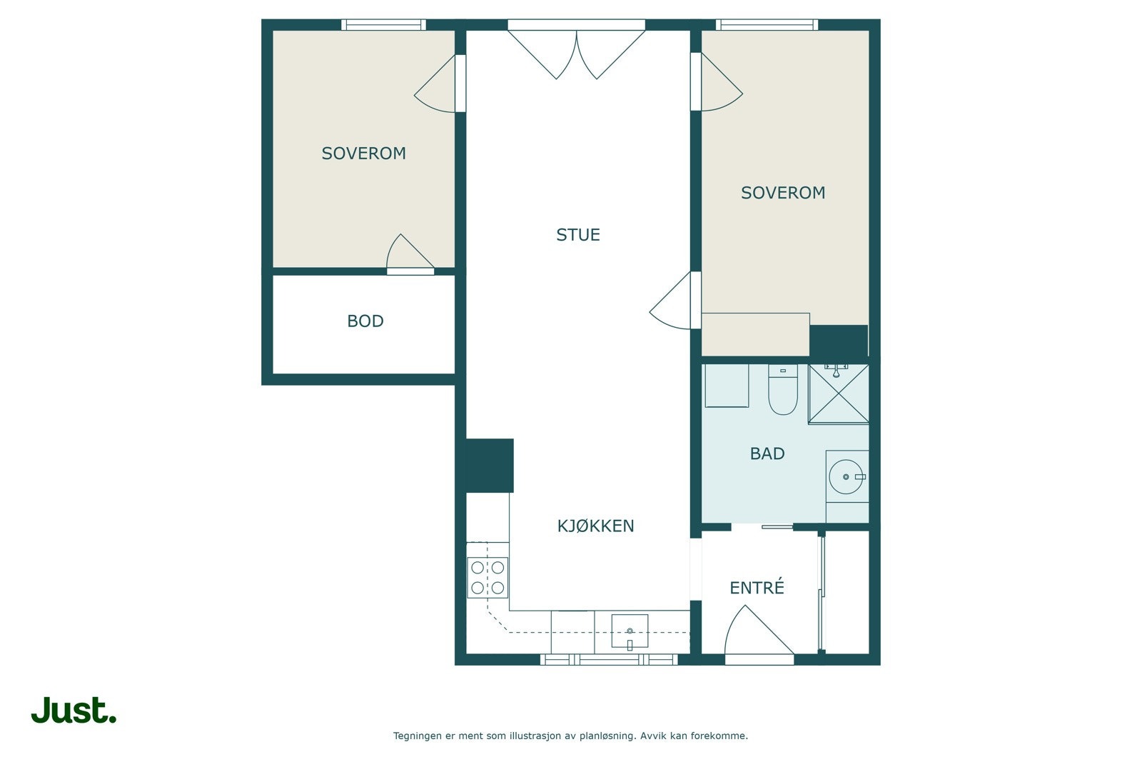 Planskisse. Galleribilde