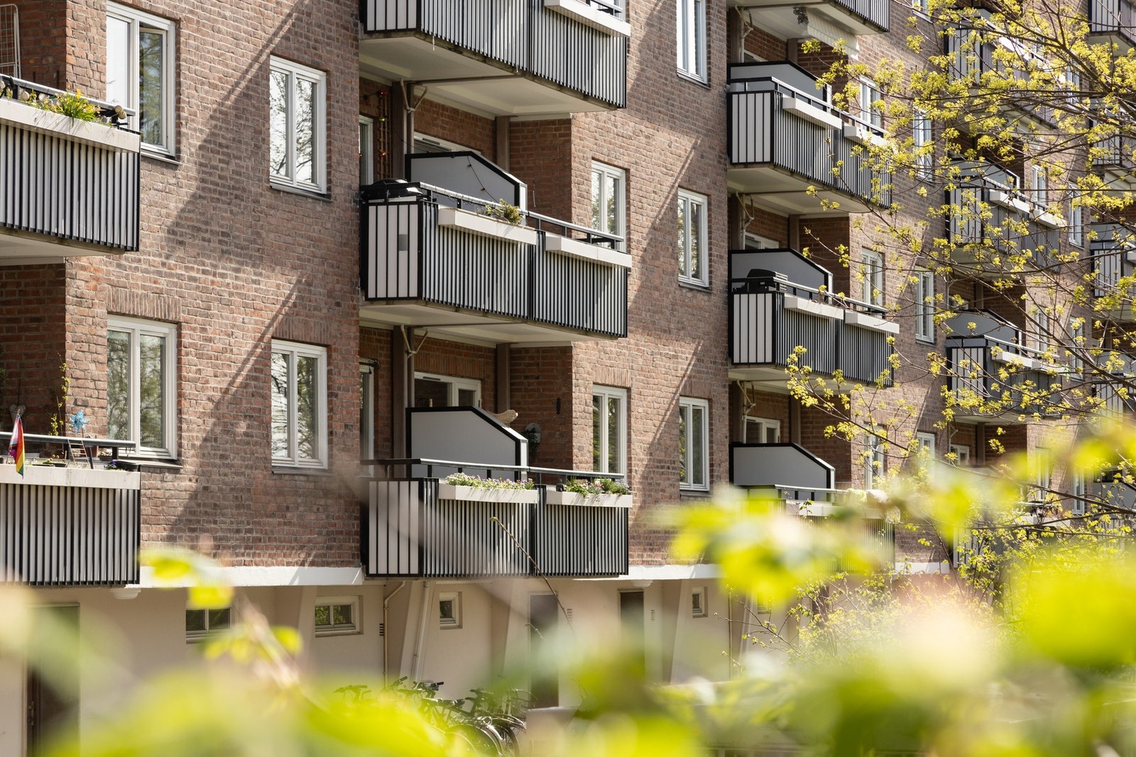 Fasade balkongside Galleribilde