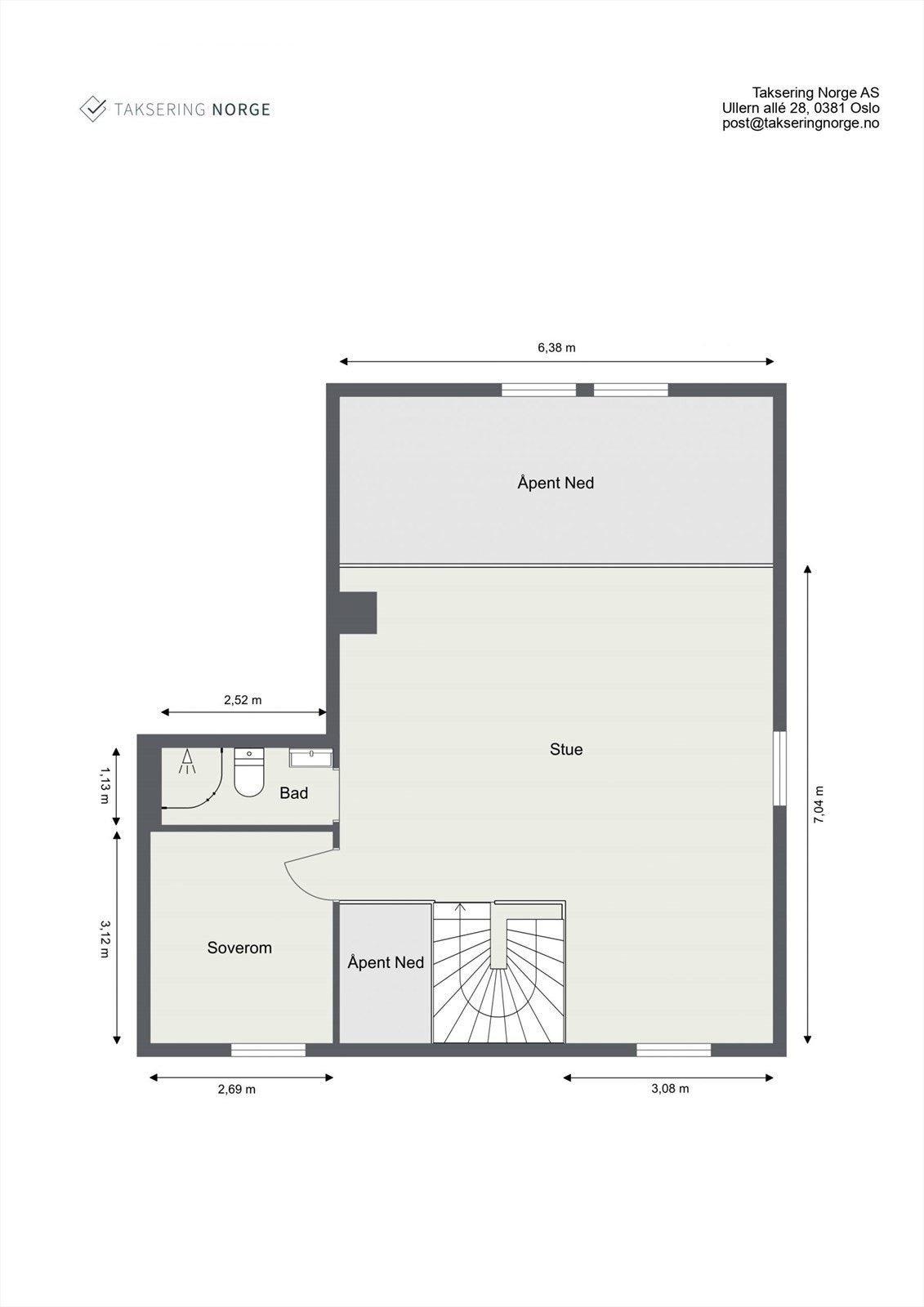 Plantegning 2.etg. Galleribilde