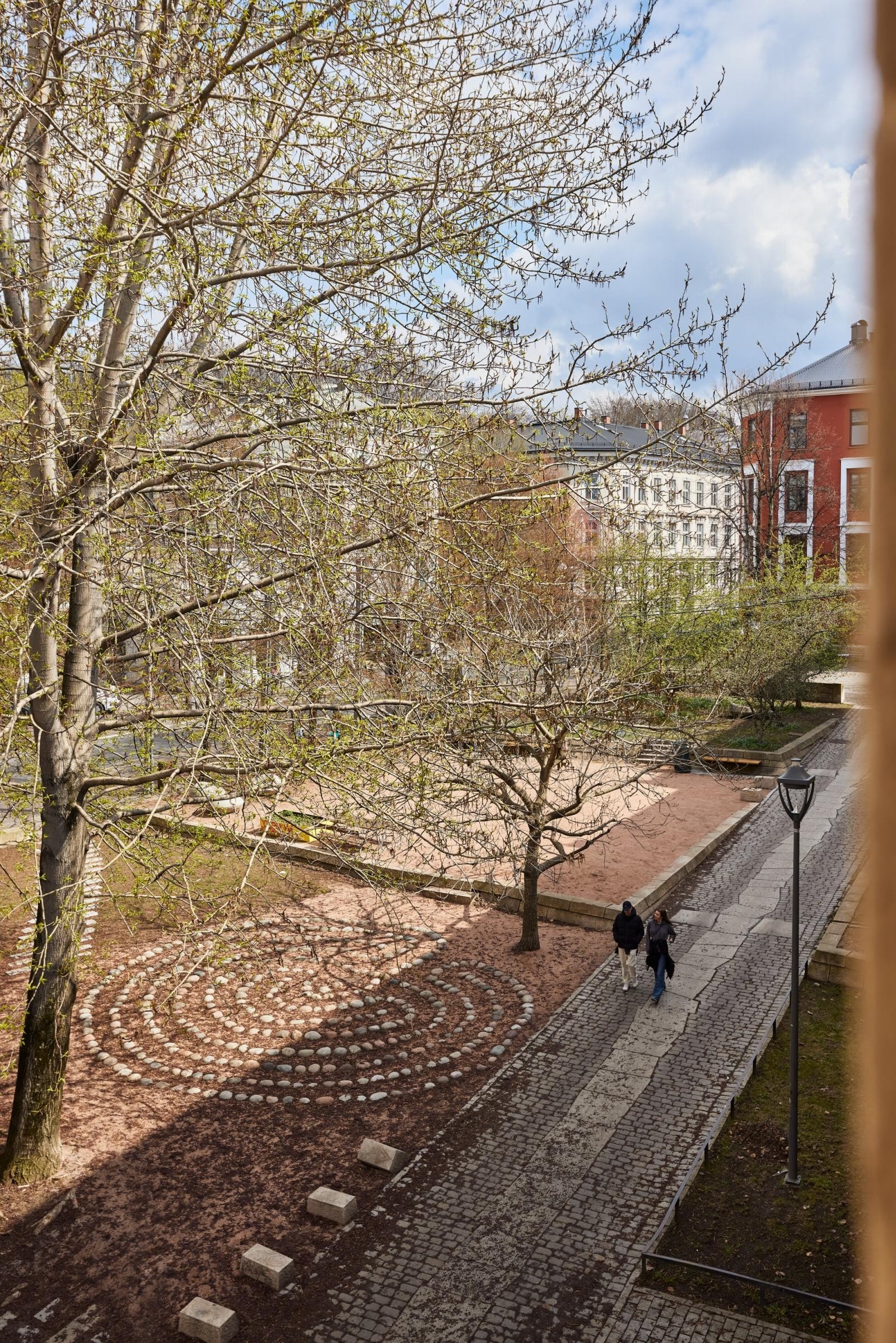 Hyggelig utsyn mot Munkeparken fra leiligheten! Galleribilde