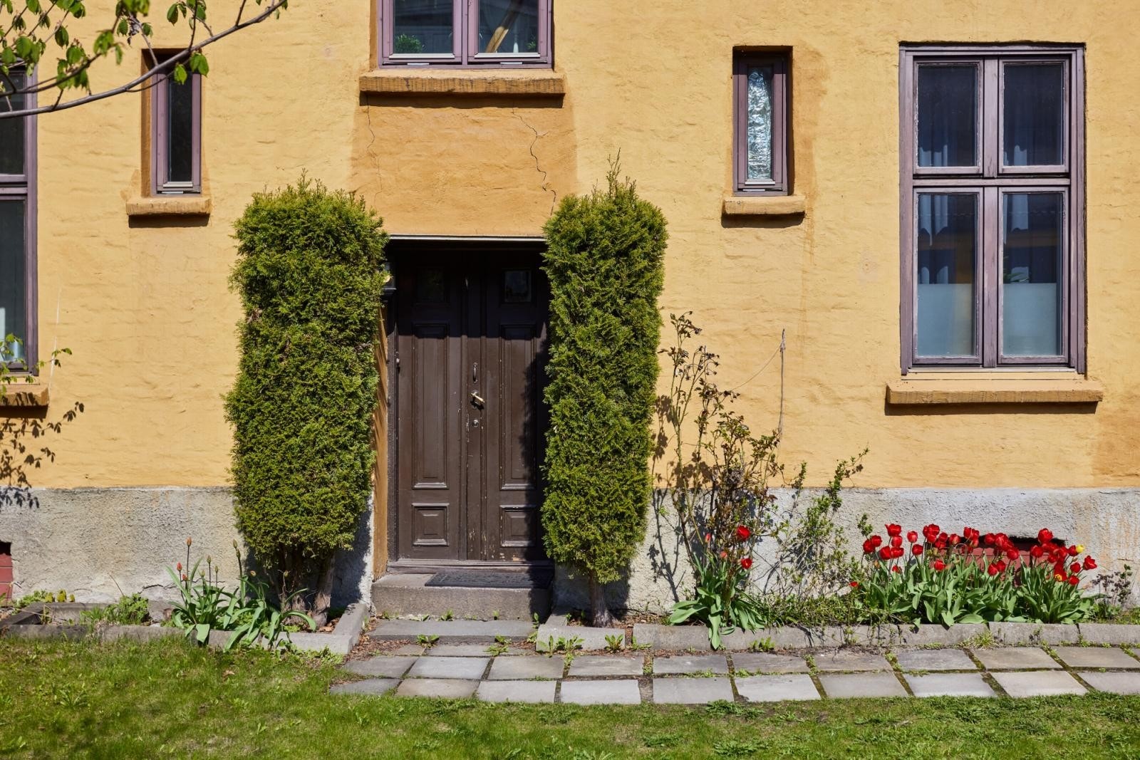 Bakgård. Galleribilde