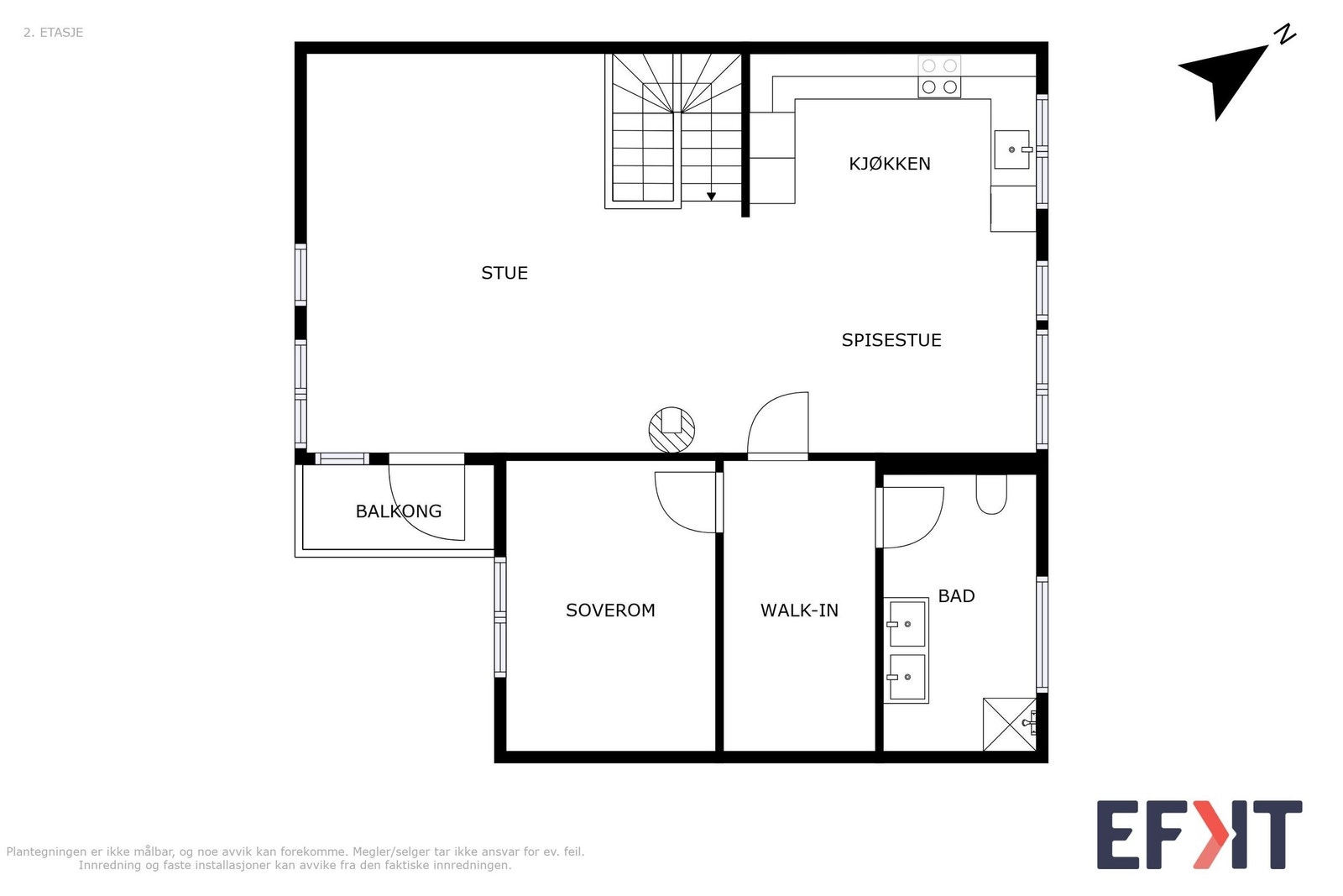 Plan 2 etg Galleribilde