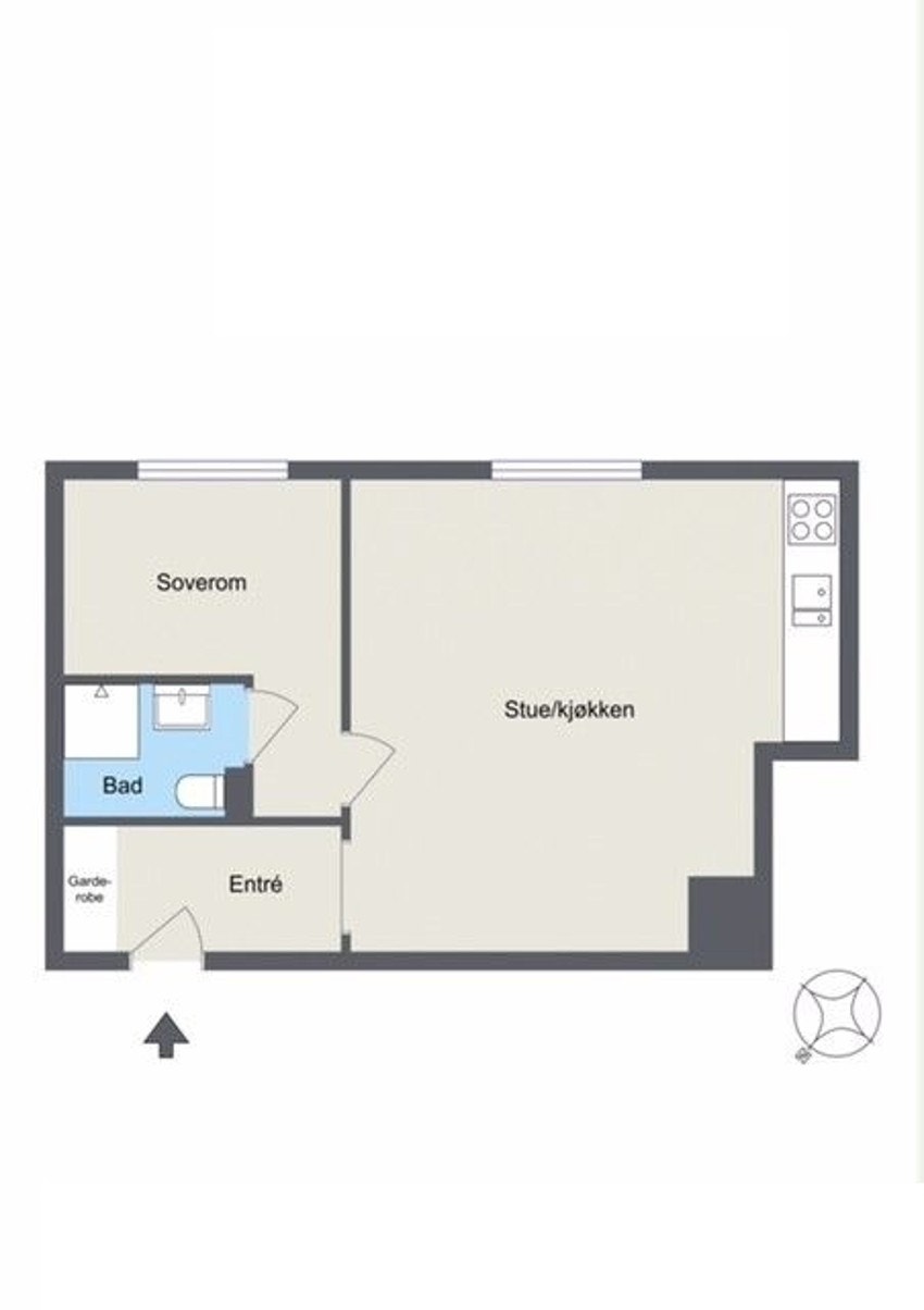 Planskisse. Galleribilde