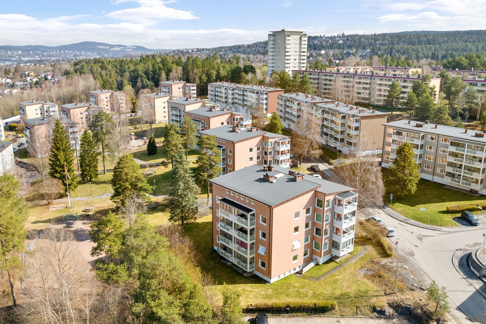 Dronebilde Galleribilde
