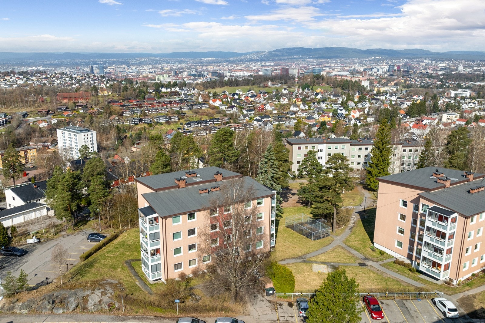 Dronebilde Galleribilde