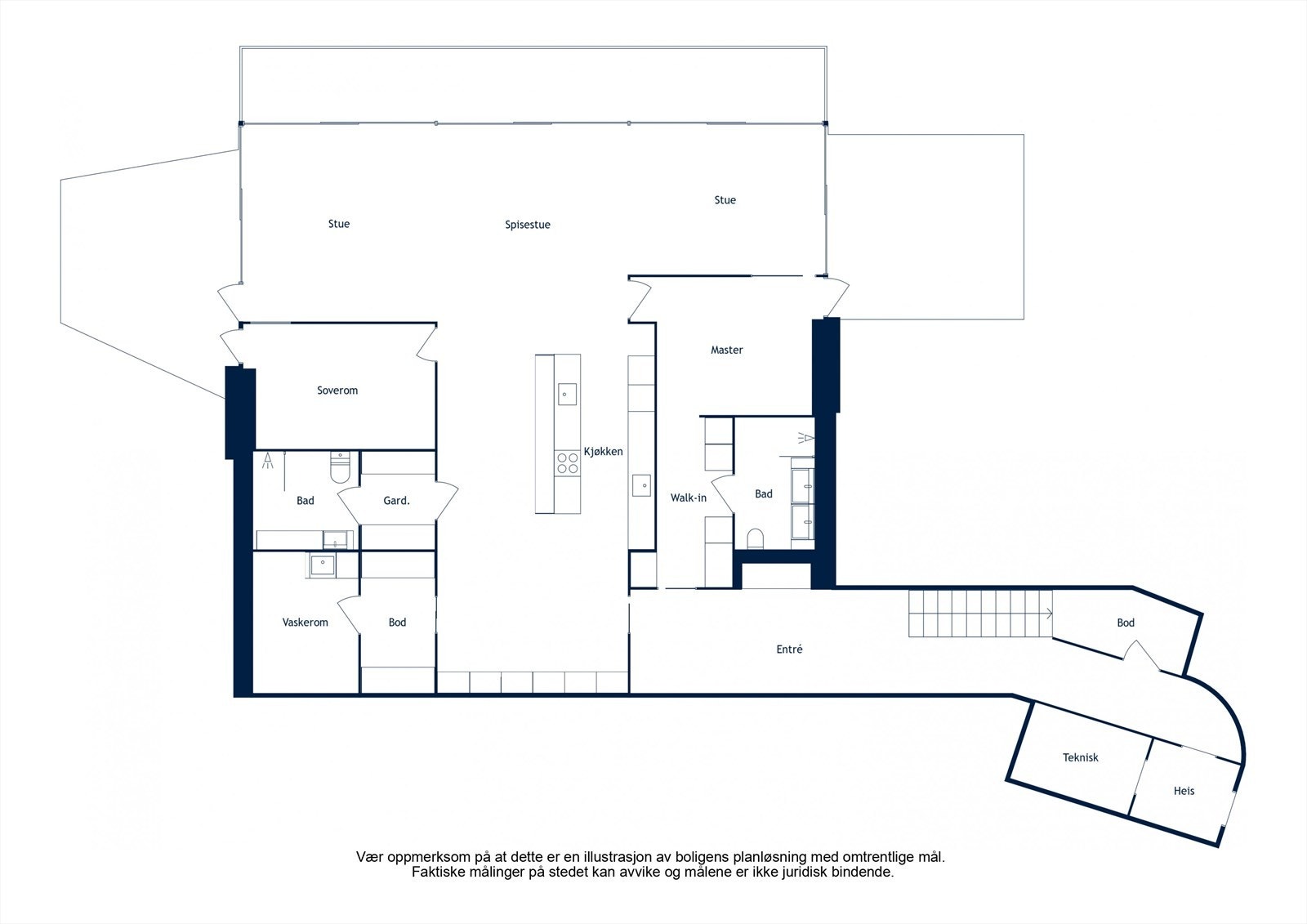 Plantegning hovedplan Galleribilde