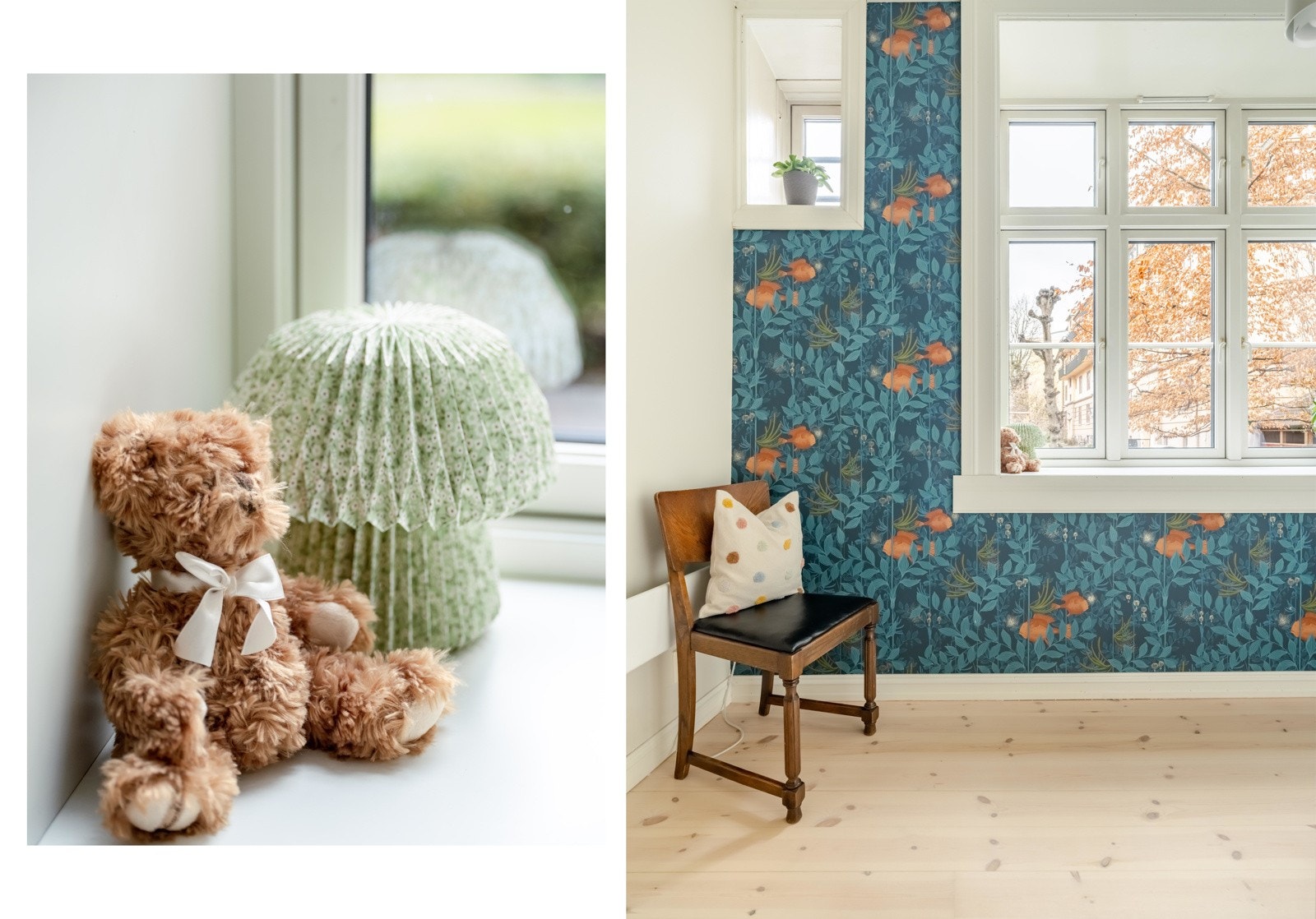 Dette rommet brukes i dag som barnerom, men fungerer vel så godt som gjesterom eller kontor. Galleribilde