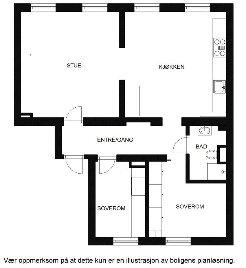 Planskisse. Galleribilde