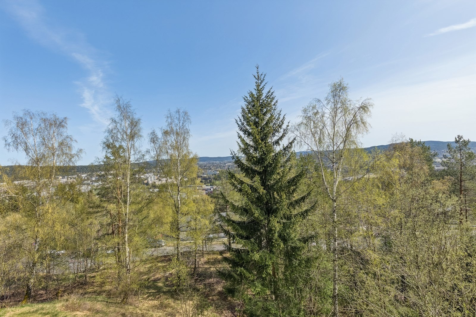 Utsikt fra balkong. Galleribilde