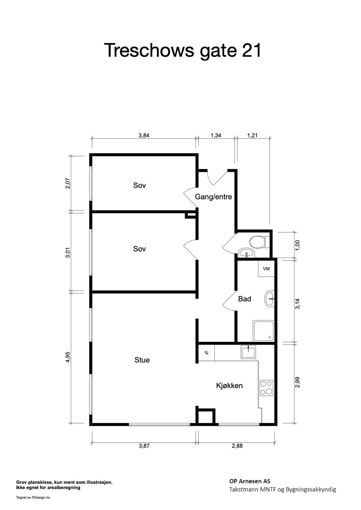 Plantegning Galleribilde
