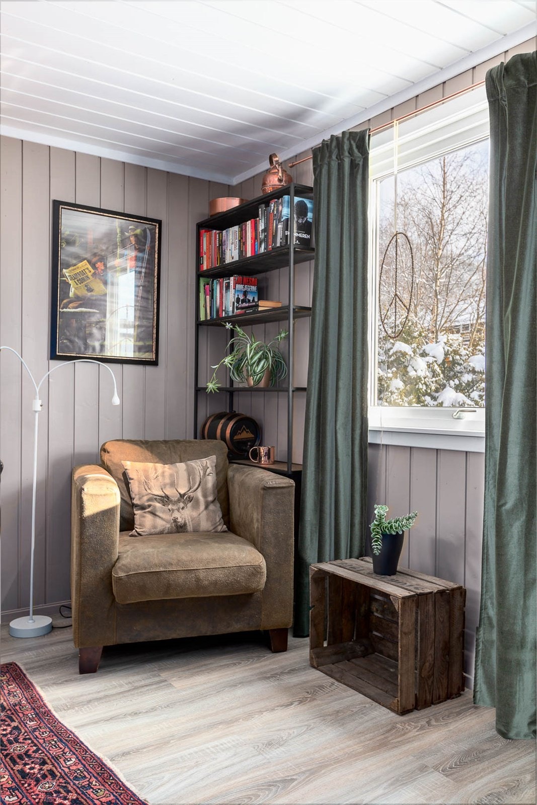 Her kan du finne roen og nyte en god bok eller ett glass. Galleribilde