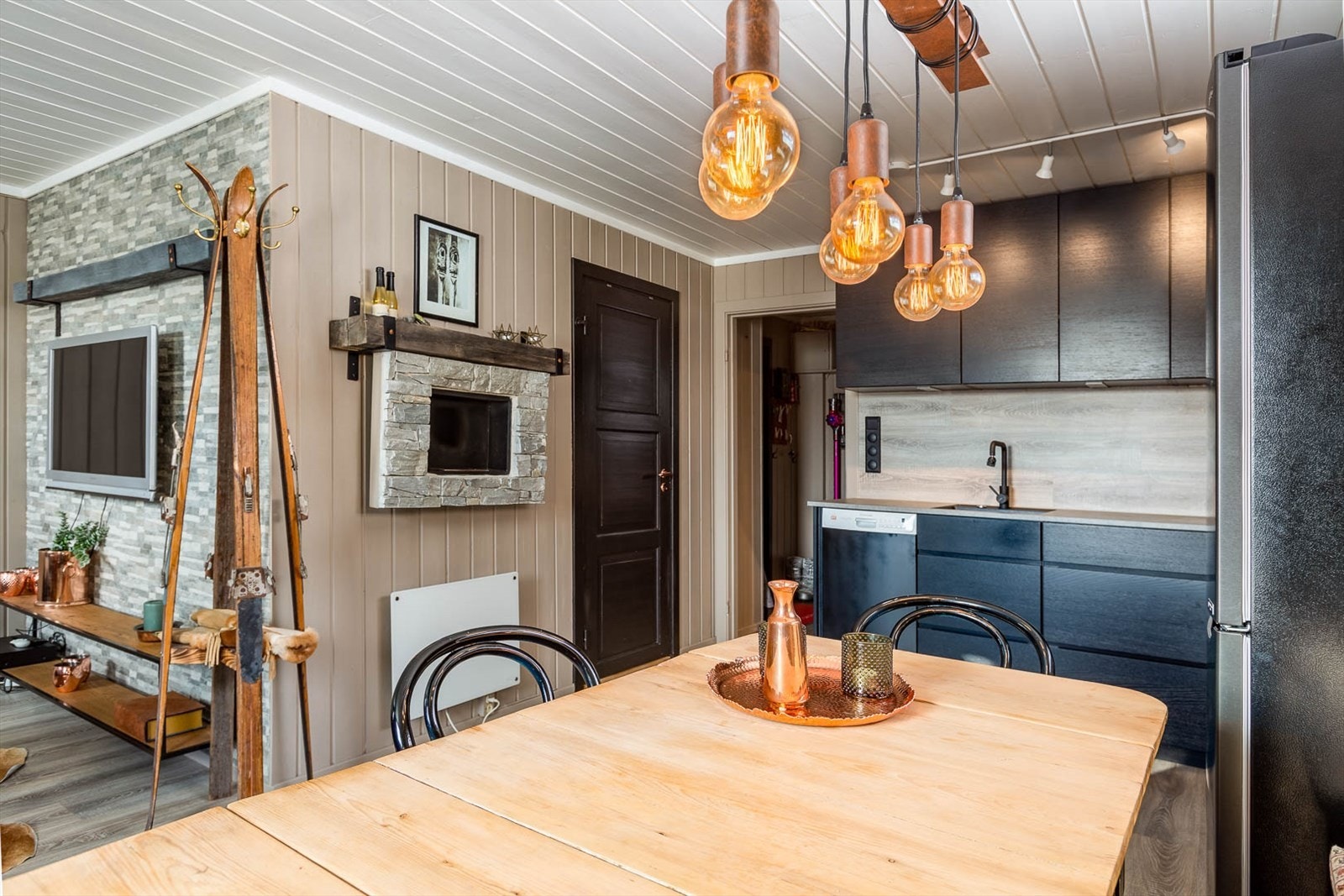 Hytta har en meget god fjellatmosfære. Galleribilde