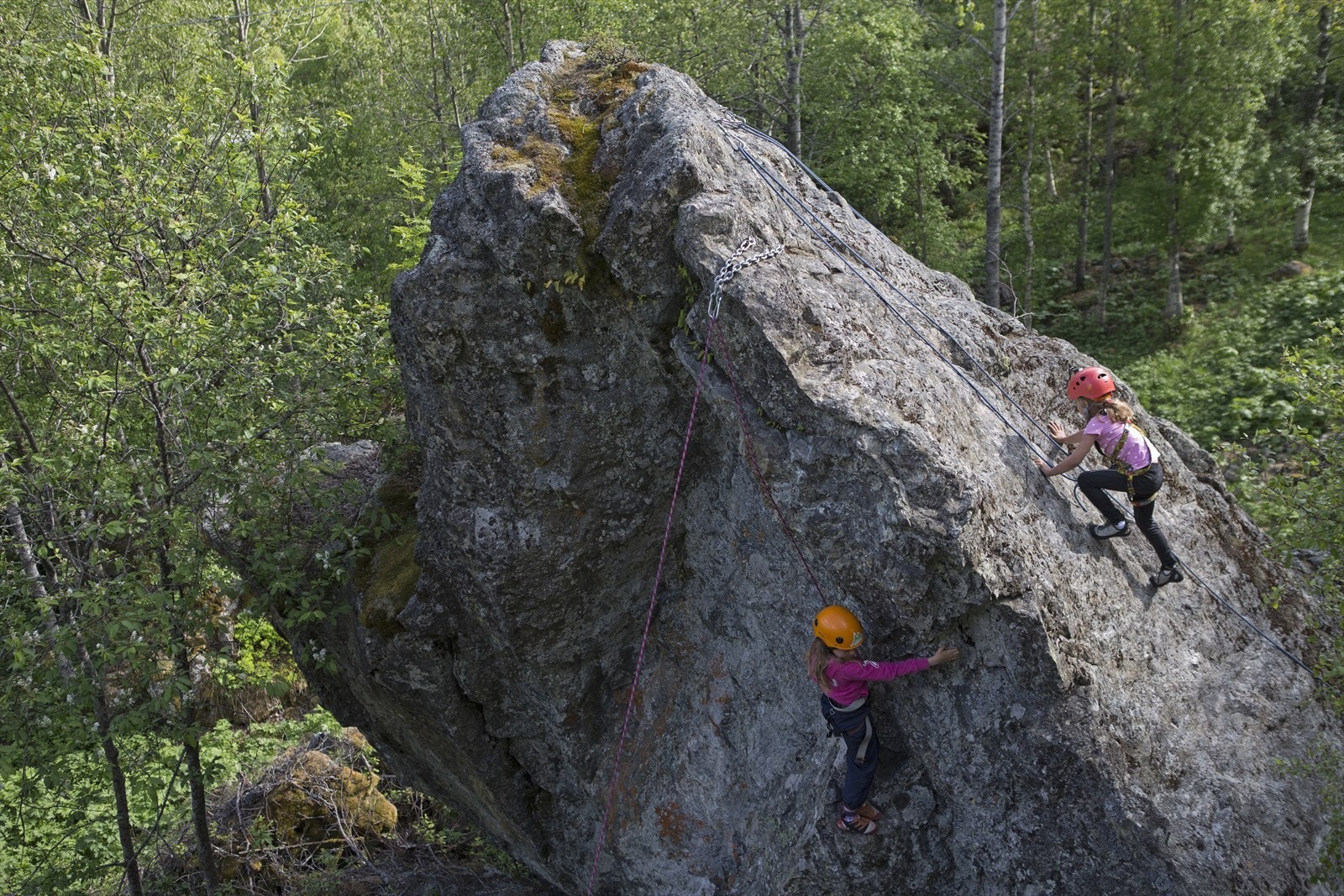 Familieklatring med Hemsedal Fjellsport. Foto: Kalle Hägglund.jpg Galleribilde