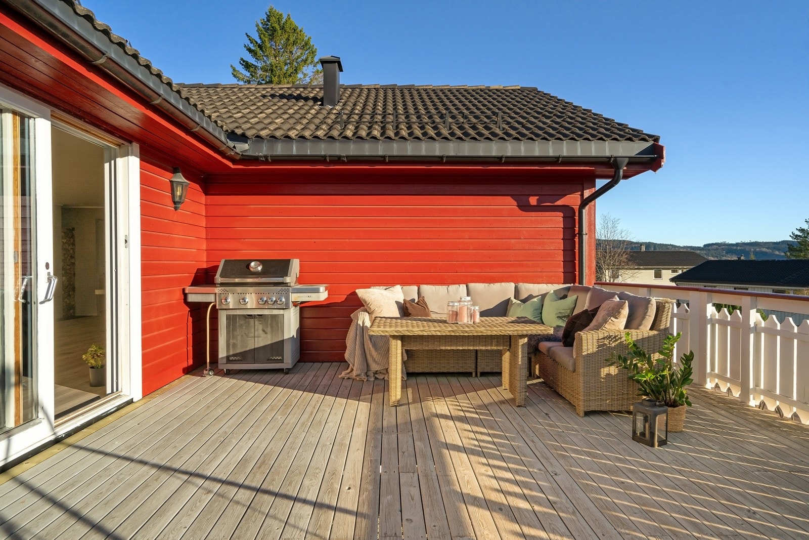 Balkongen byr på lune og usjenerte forhold. Galleribilde