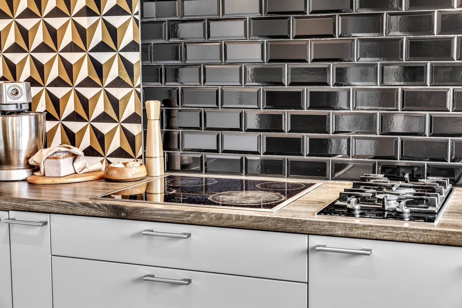 Moderne og praktisk kjøkken. Galleribilde