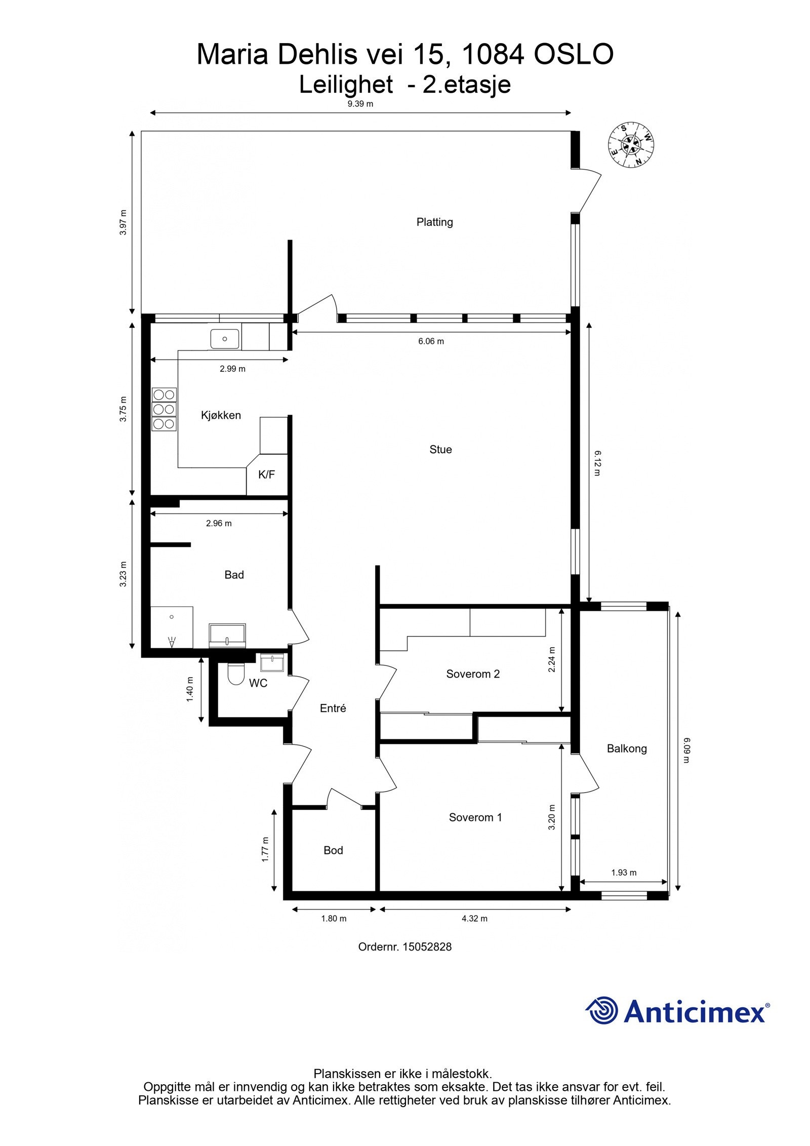 Plantegning Galleribilde