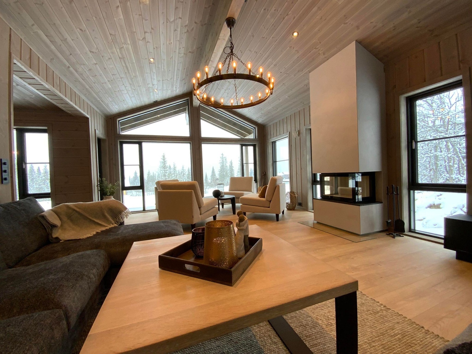 Eksempel på en kundetilpasset Skogstjerne hytte Galleribilde