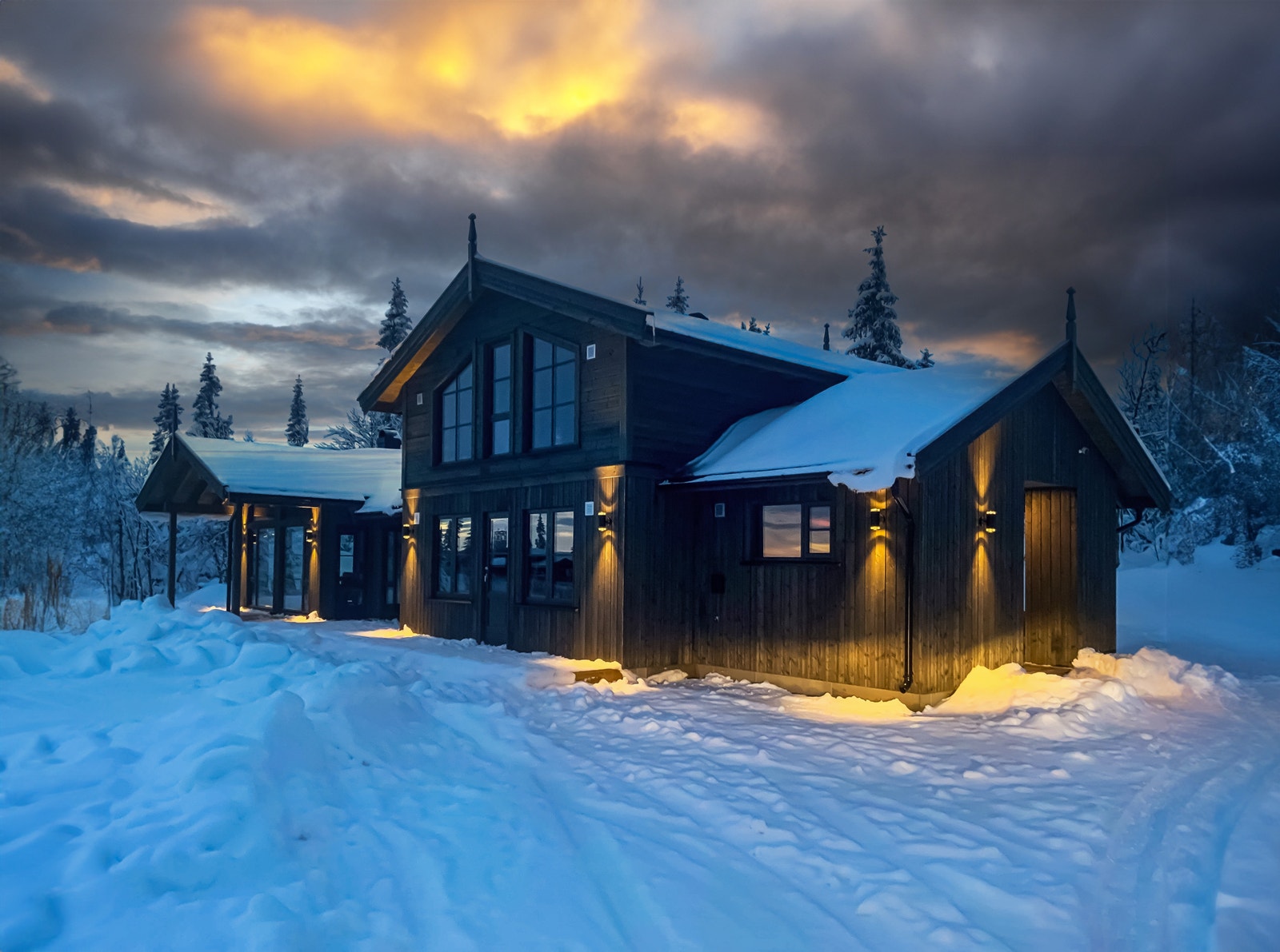 Eksempel på en kundetilpasset Skogstjerne hytte Galleribilde