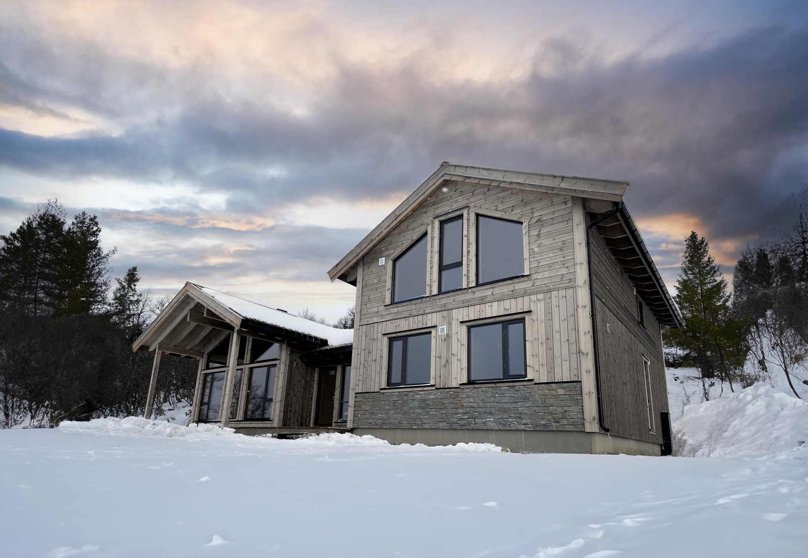 Eksempel på en kundetilpasset Skogstjerne hytte Galleribilde