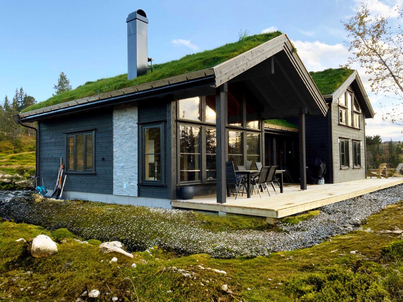 Eksempel på en kundetilpasset Skogstjerne hytte Galleribilde