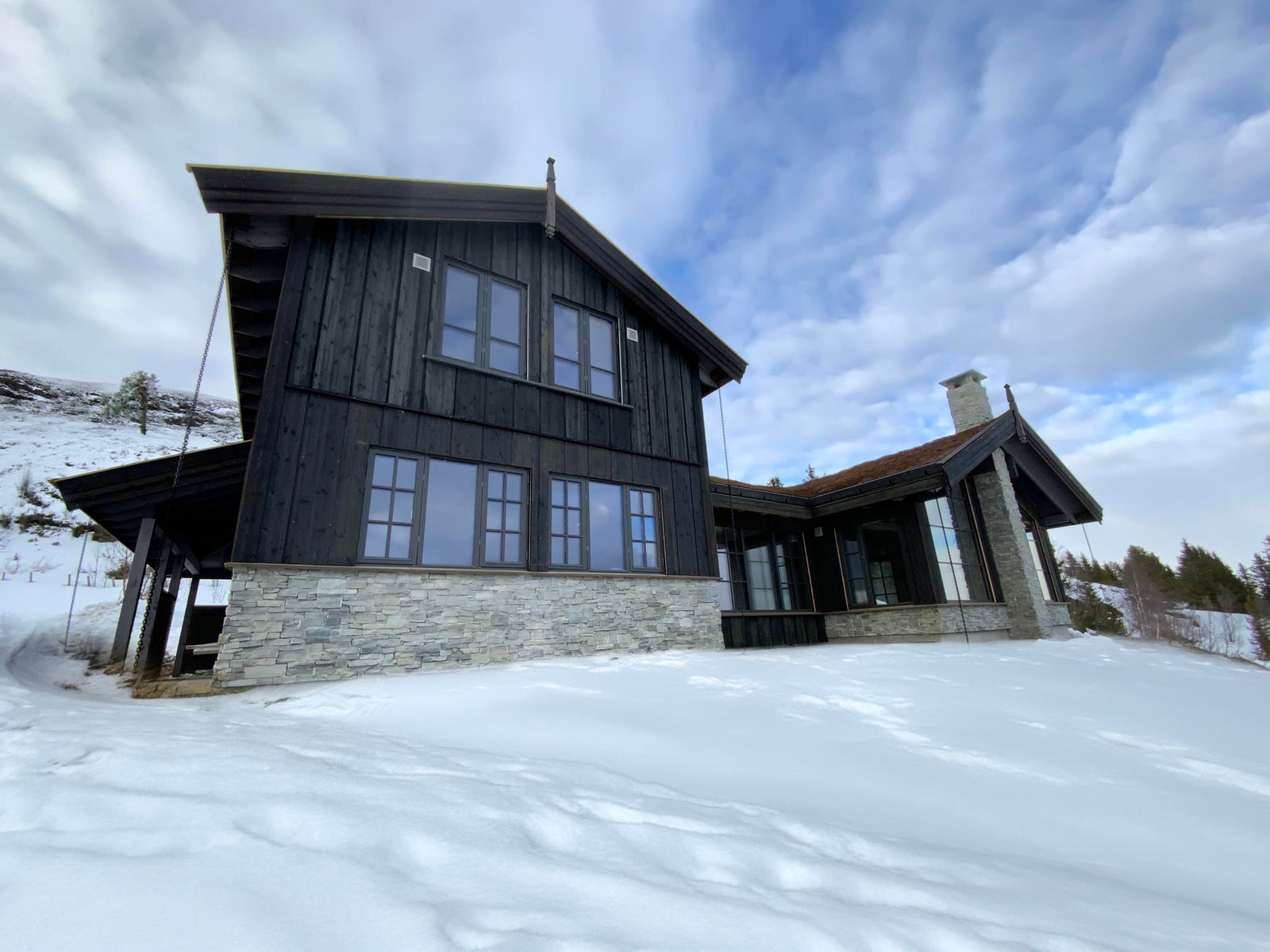 Eksempel på en kundetilpasset Skogstjerne hytte Galleribilde