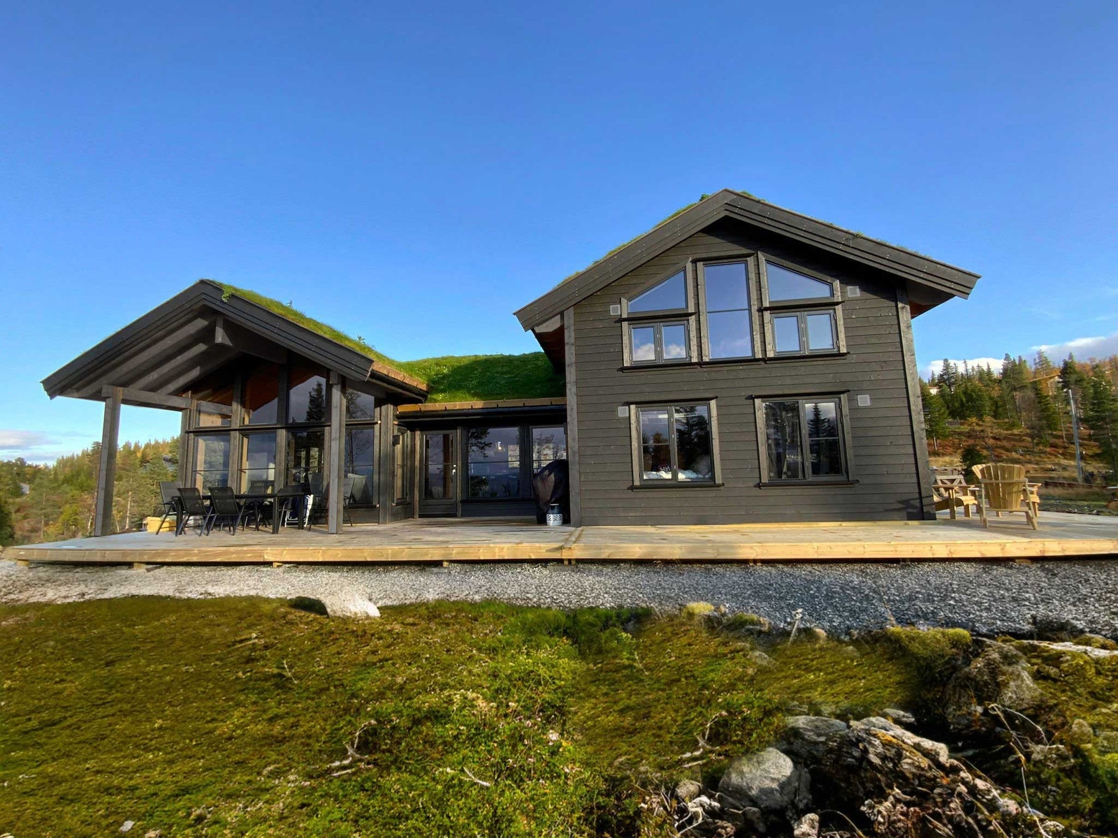 Eksempel på en kundetilpasset Skogstjerne hytte Galleribilde