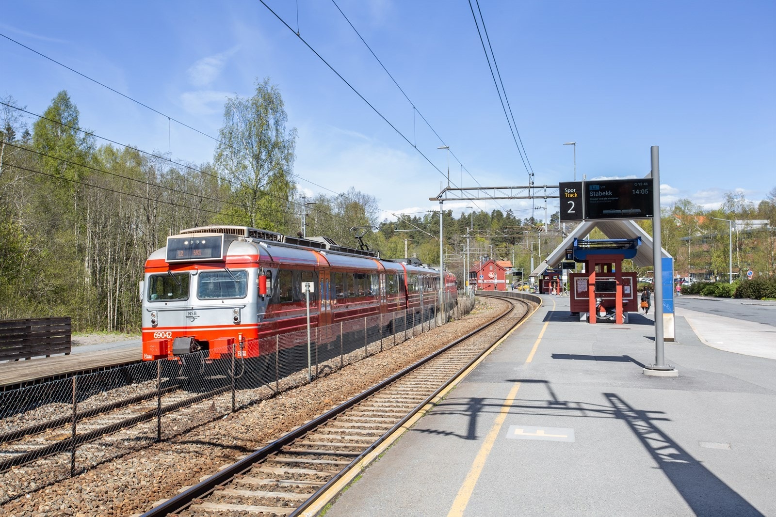 Du kommer deg raskt og enkelt til Oslo S med tog. Galleribilde