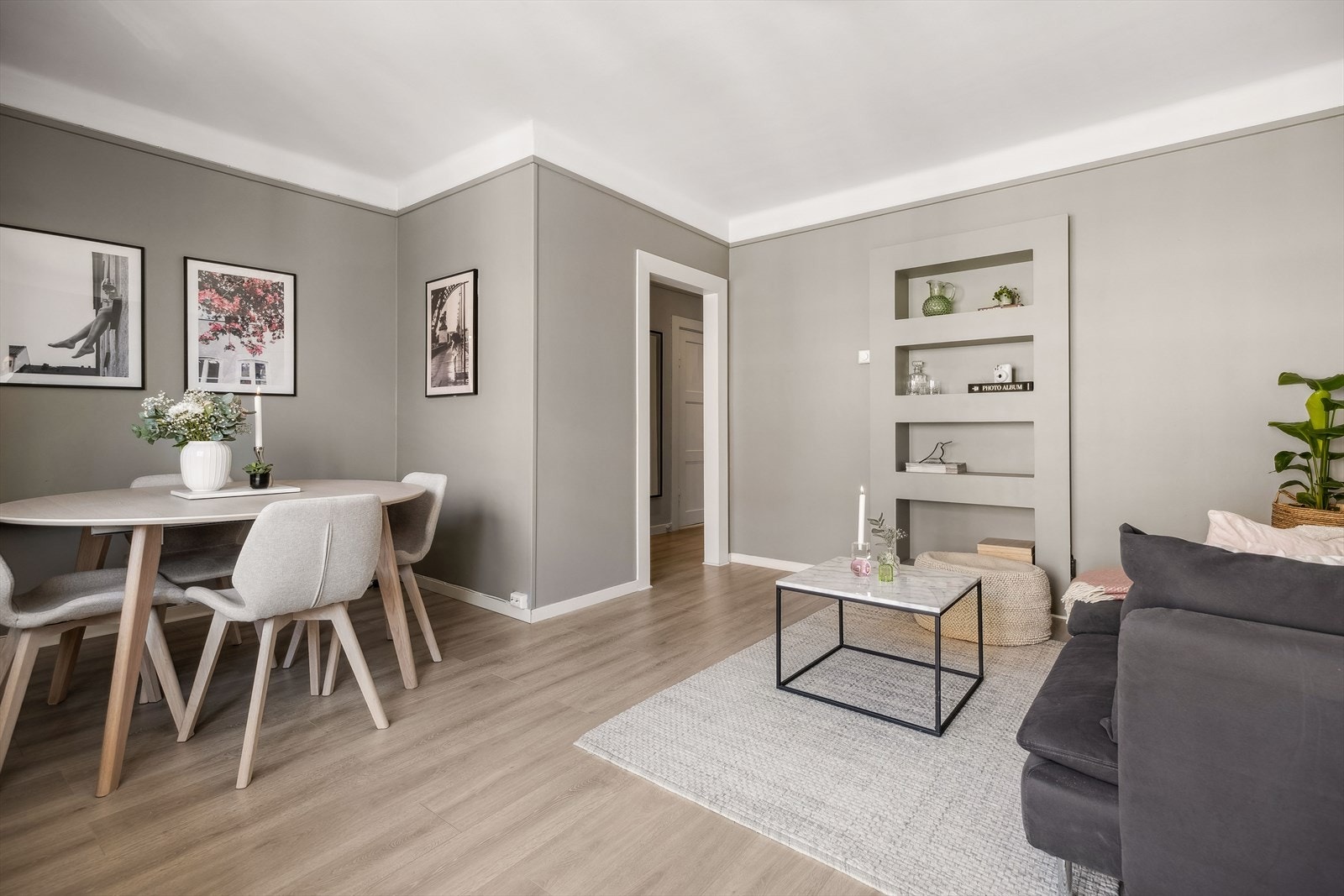 Laminat gulv lagt i 2019. Galleribilde