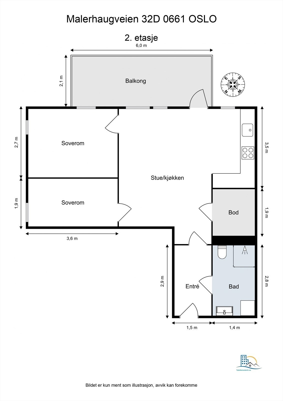 Plantegning Galleribilde