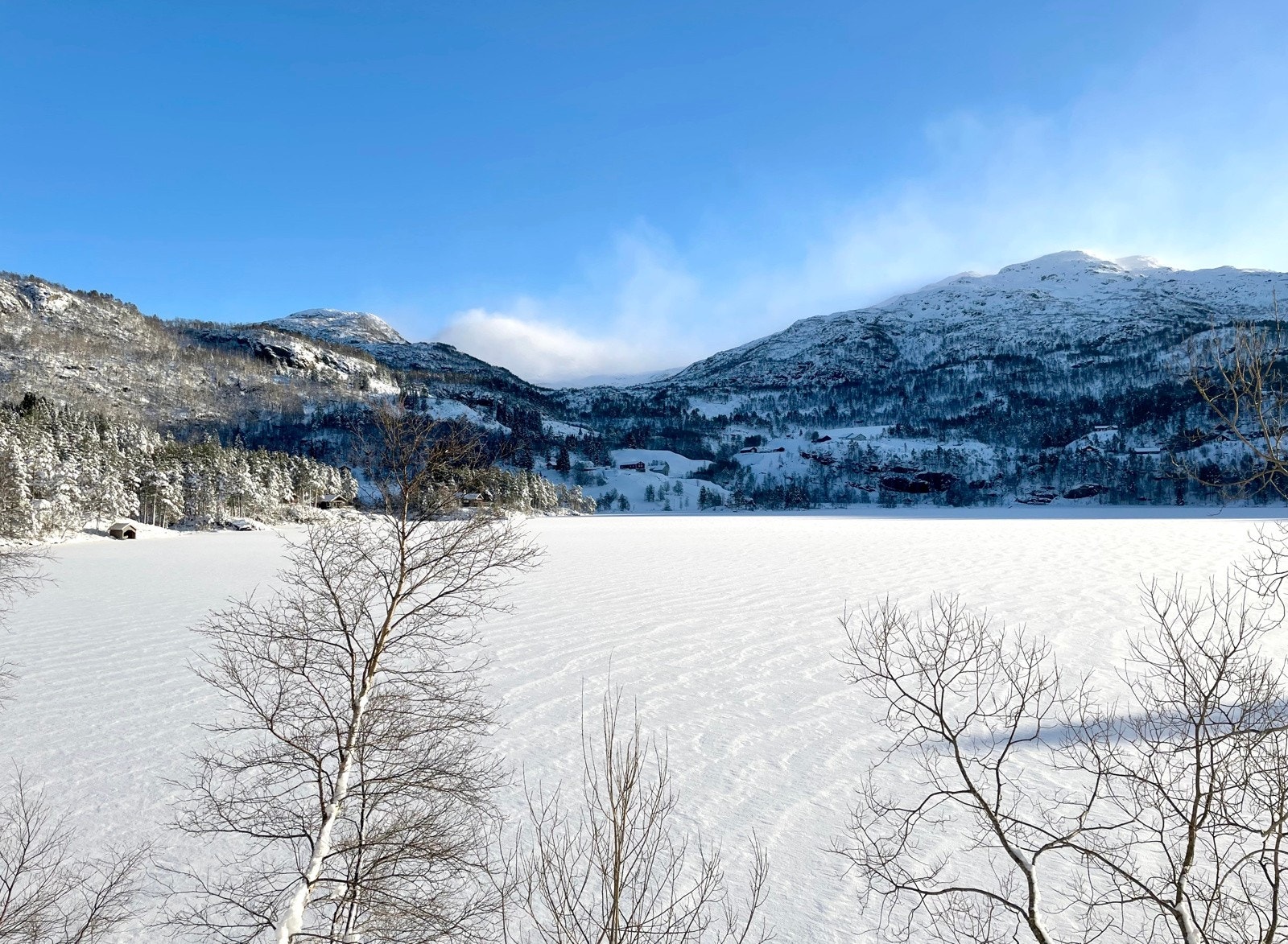 Maldalsvatnet vintertid Galleribilde