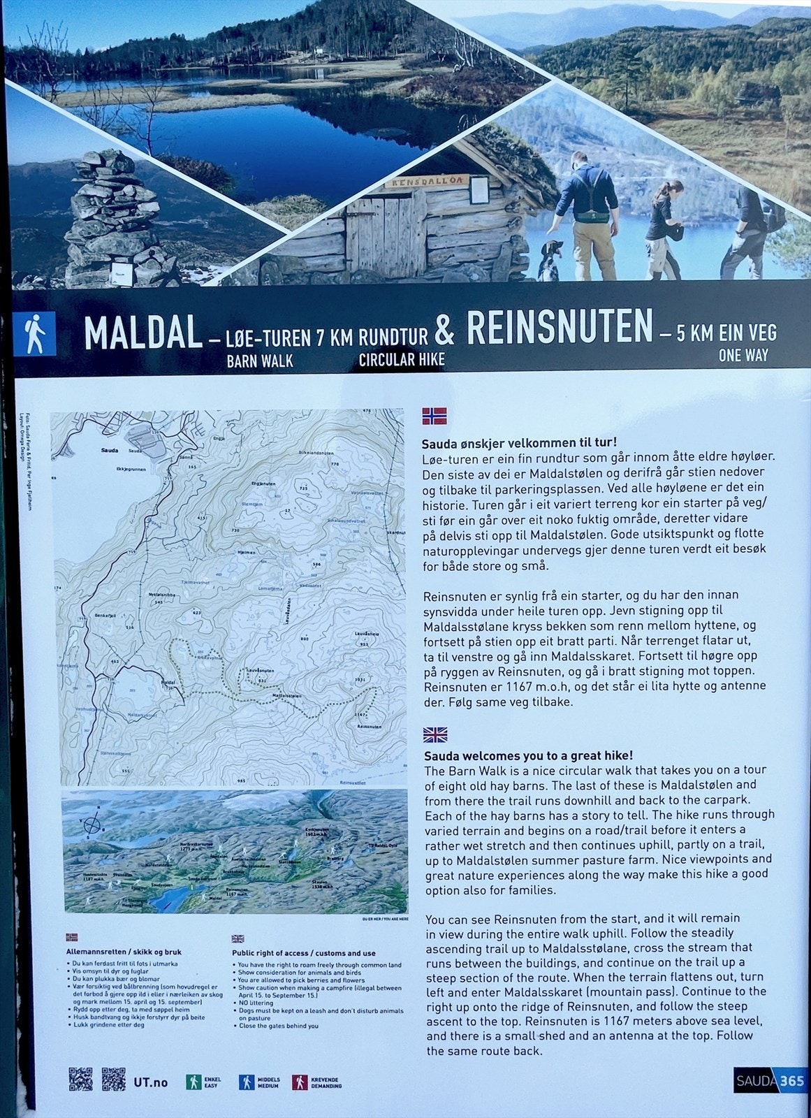 Flotte turområder i Maldal Galleribilde